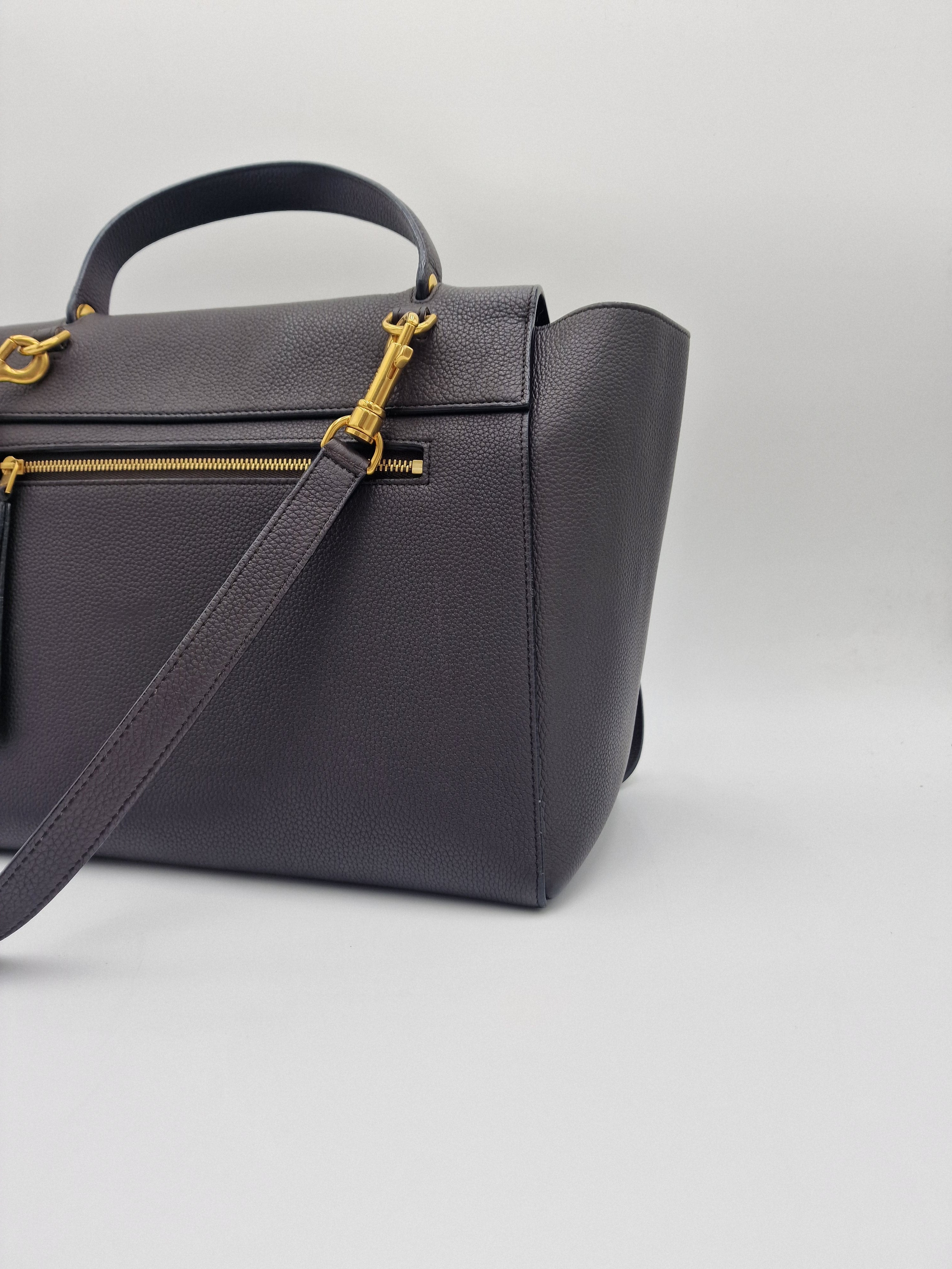 Celine Mini Belt Bag Dark Grey
