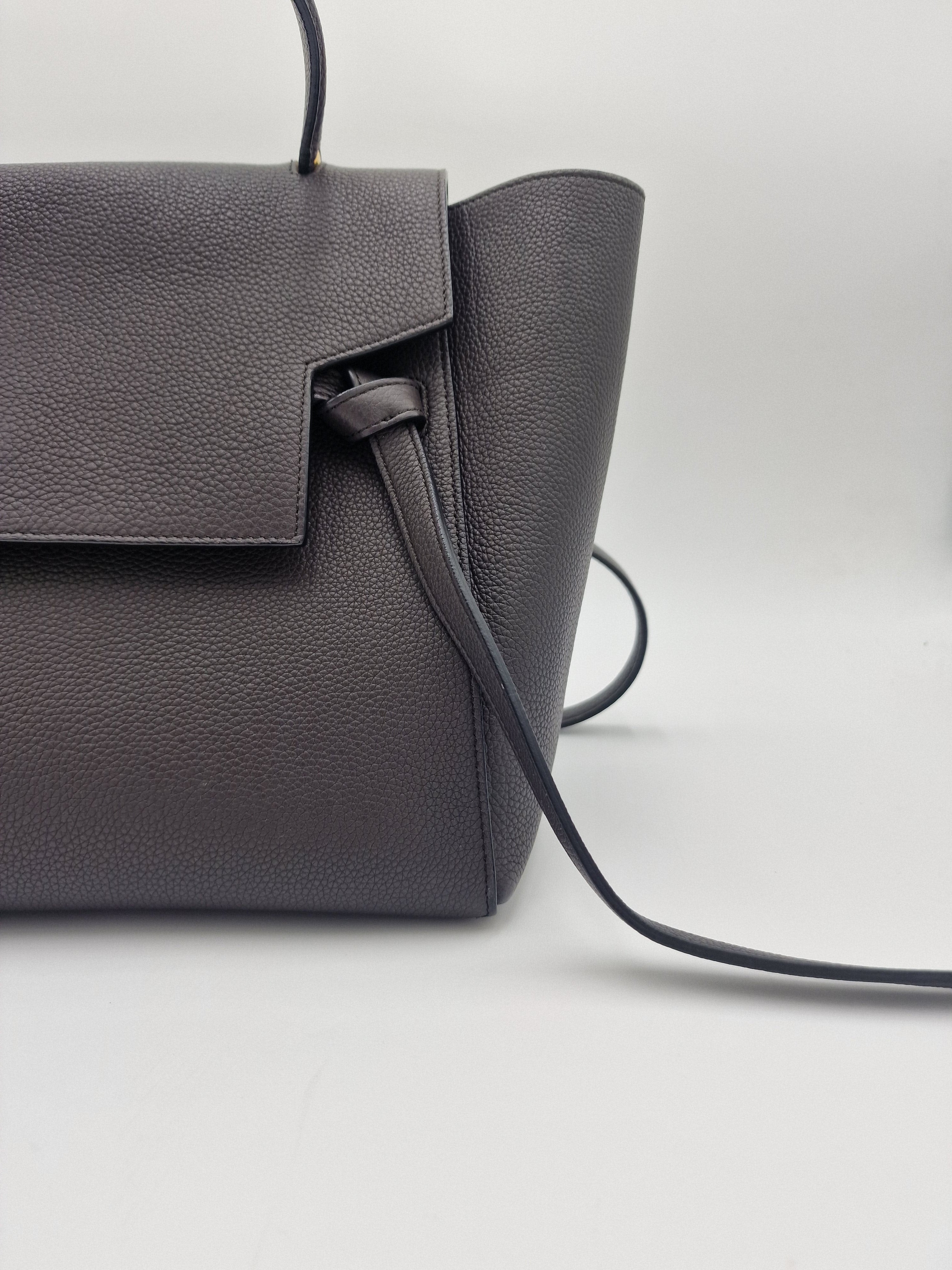 Celine Mini Belt Bag Dark Grey