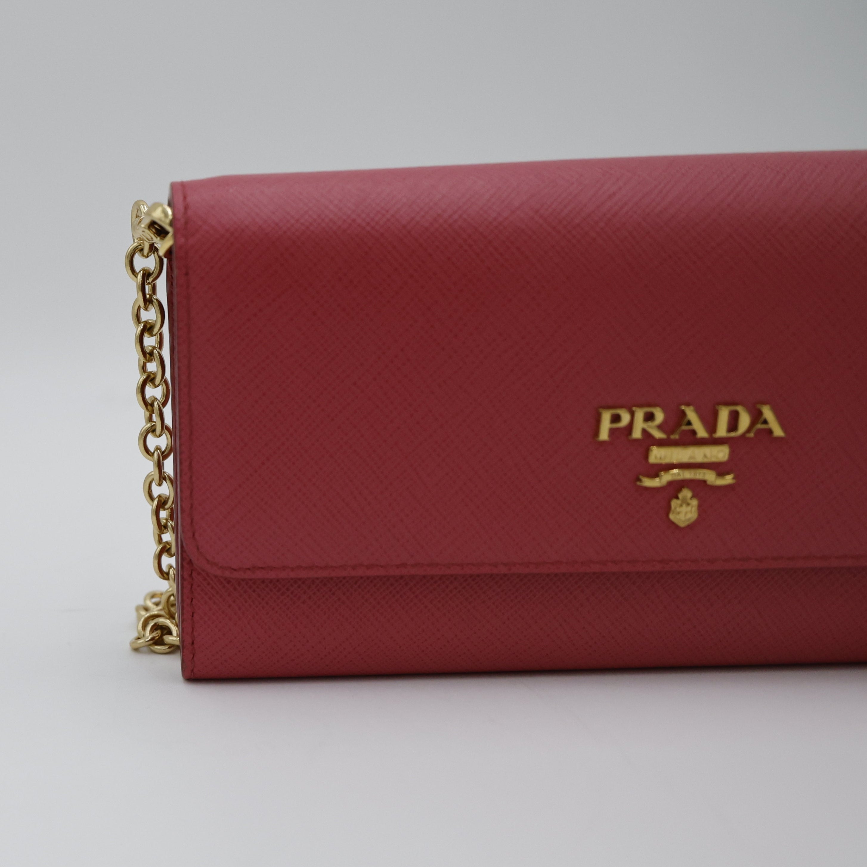 Prada Saffiano Wallet On Chain