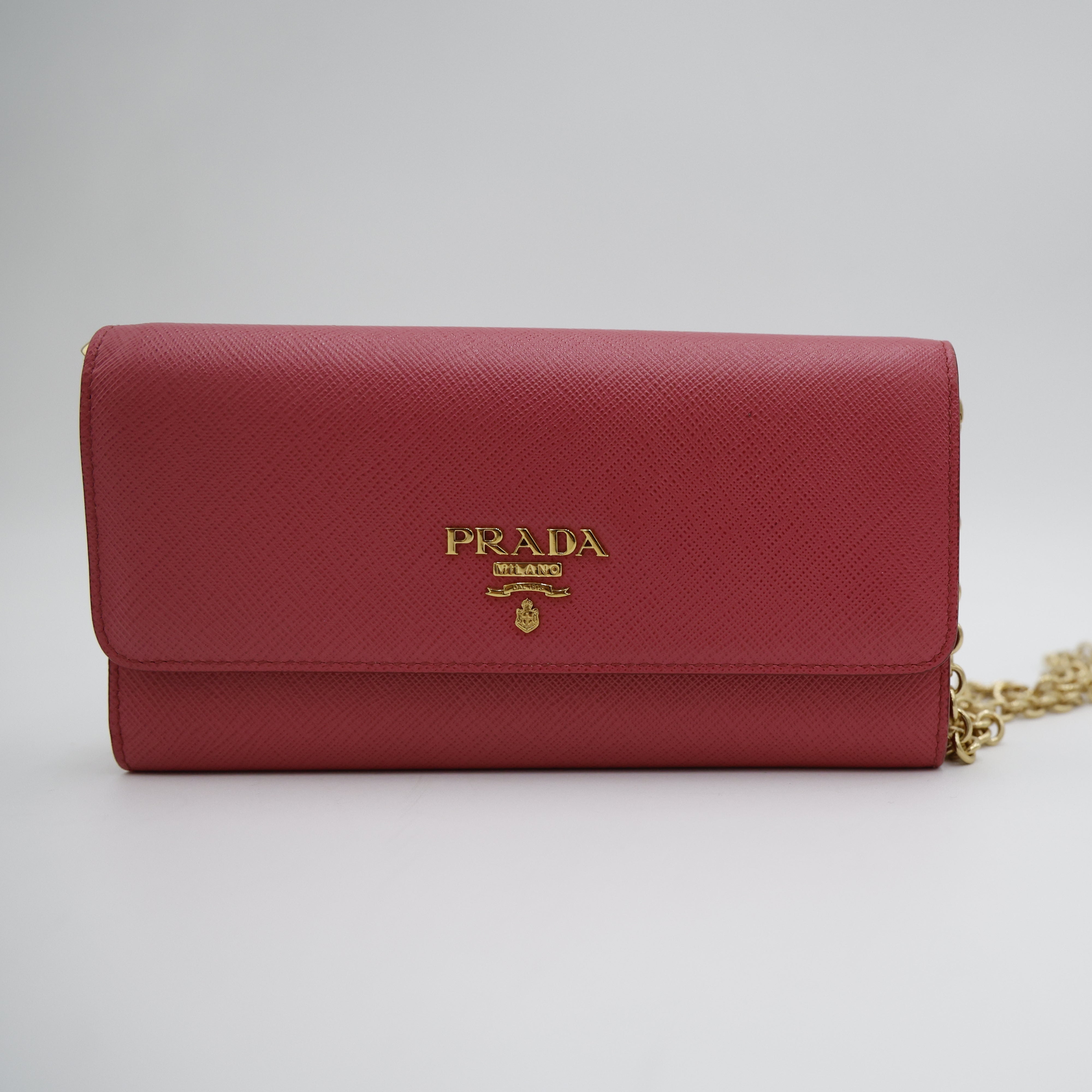 Prada Saffiano Wallet On Chain