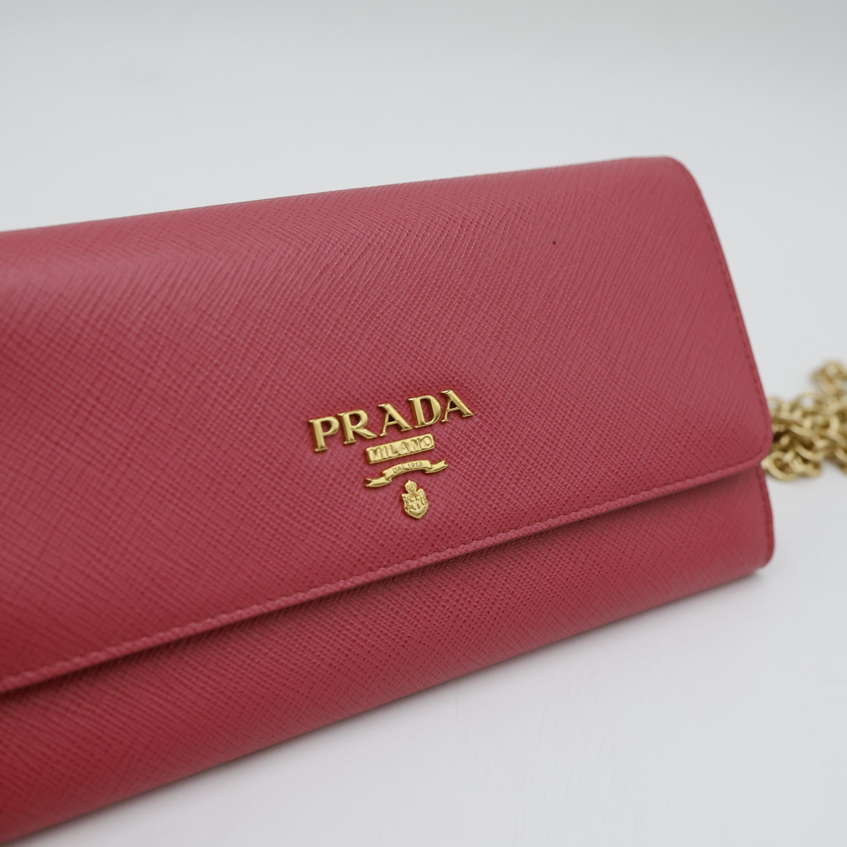 Prada Saffiano Wallet On Chain