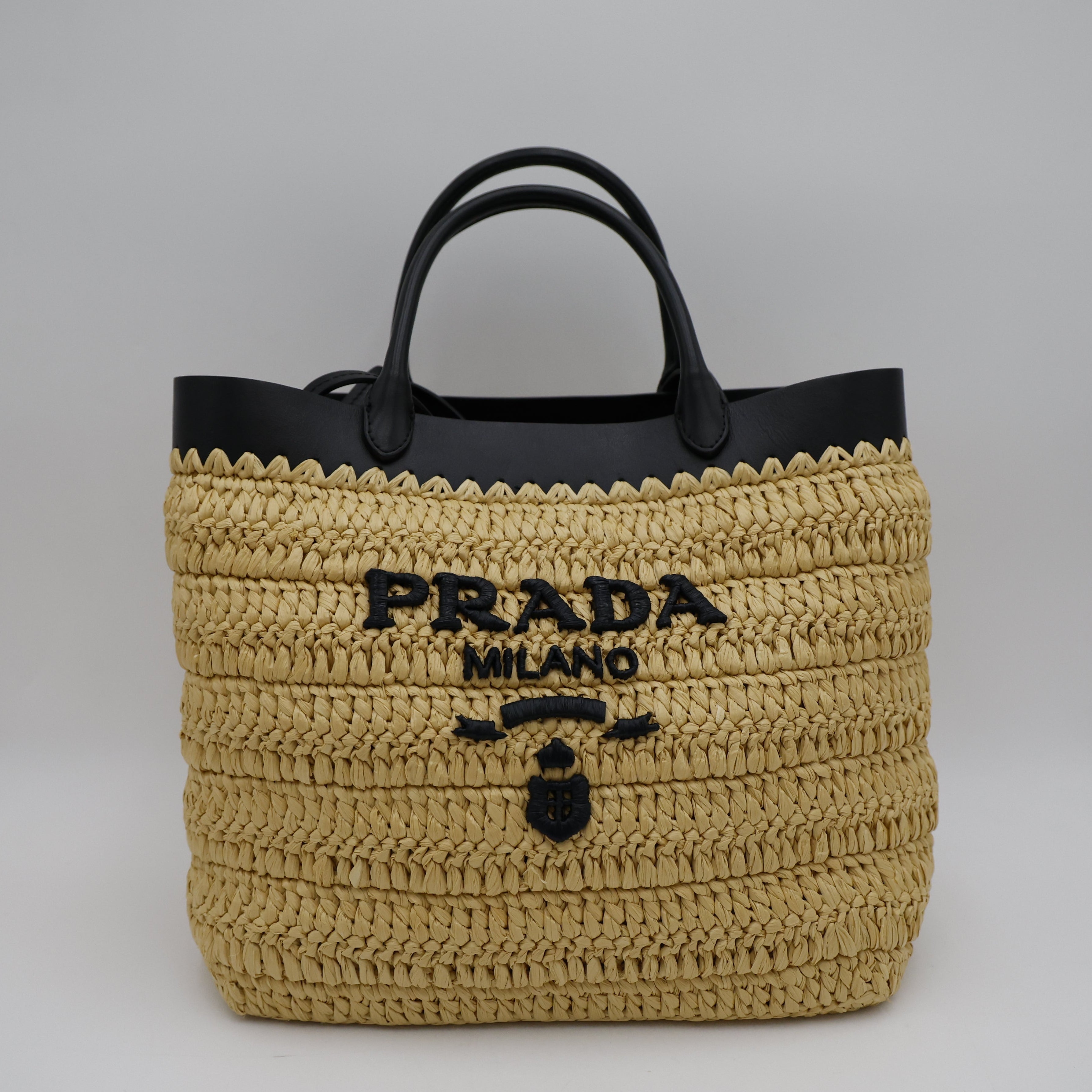 Prada Woven Tote