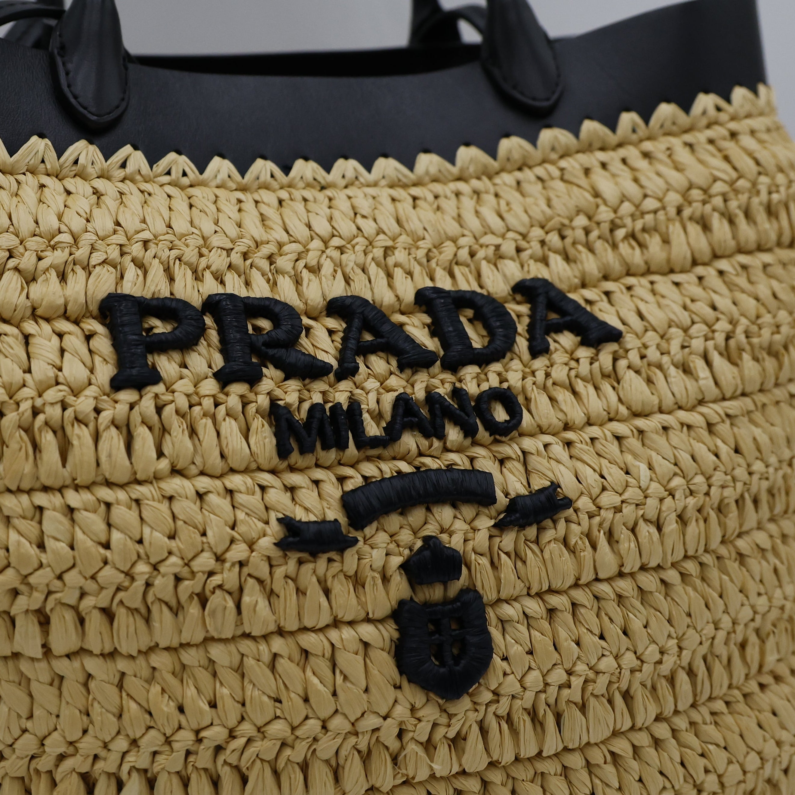 Prada Woven Tote
