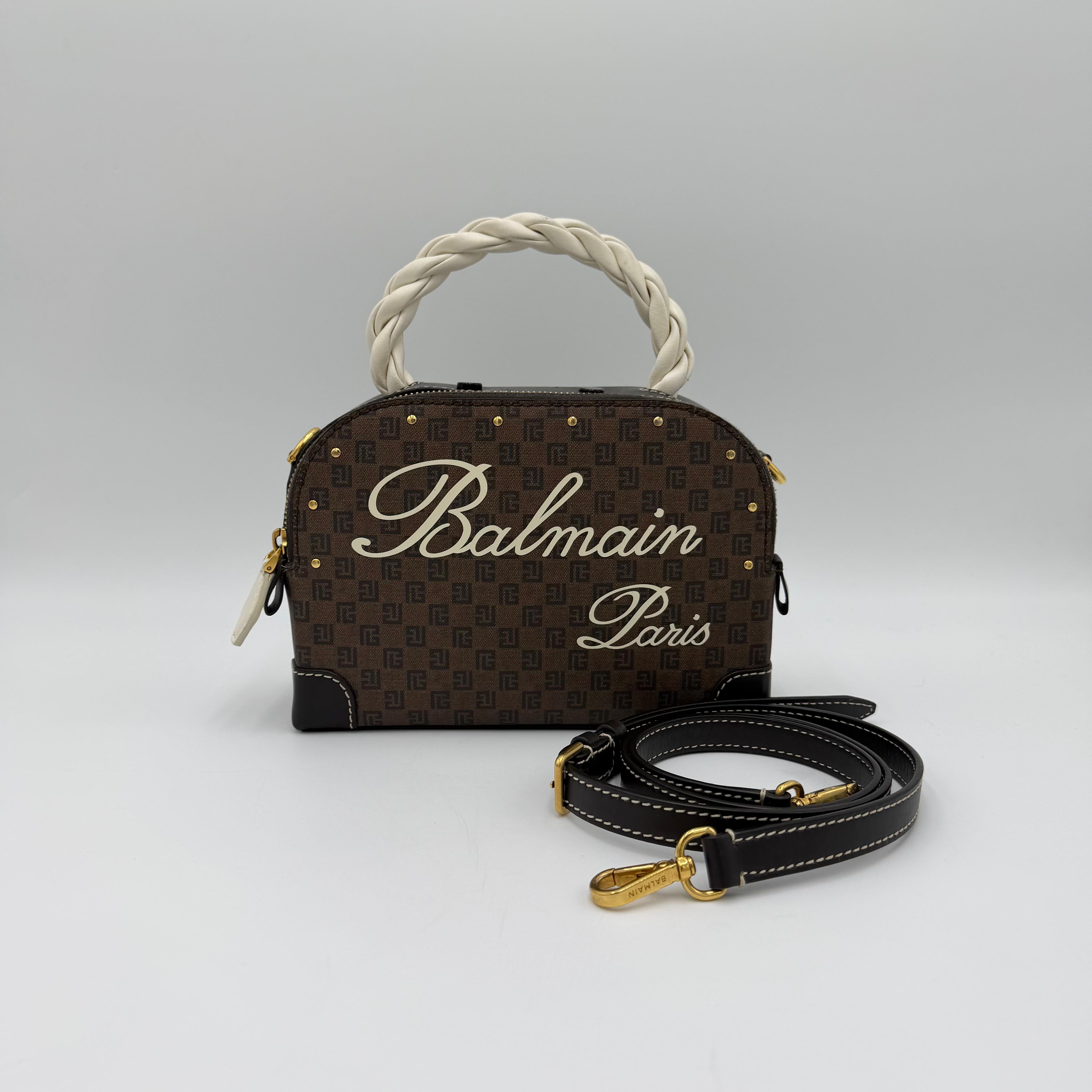 Balmain Monogram Make Up Bag