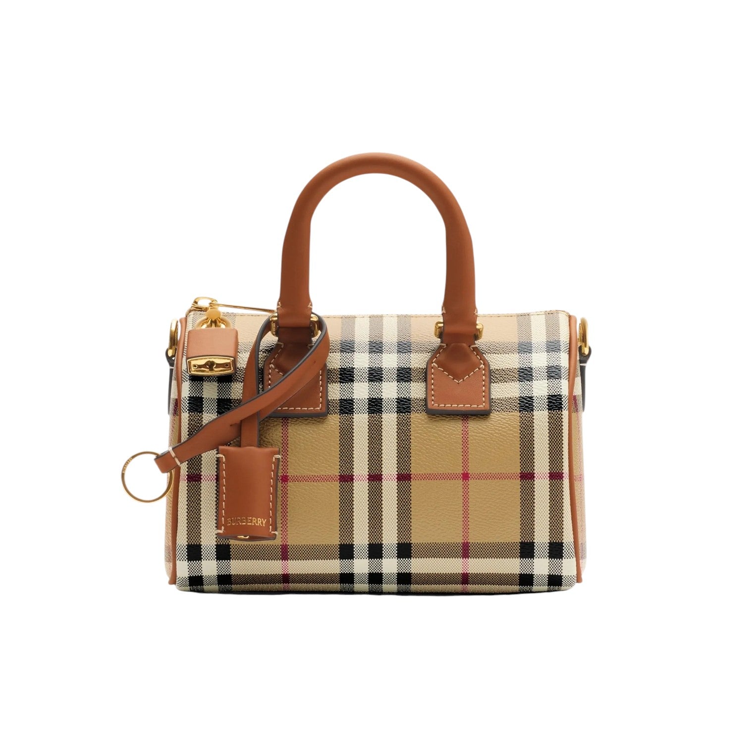 Burberry Mini Check Bowling Bag