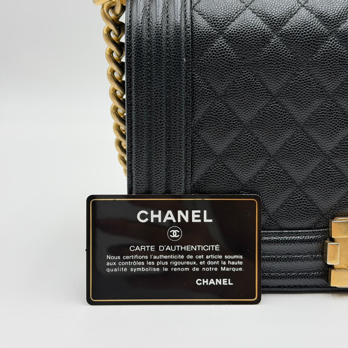 Chanel Boy Medium Black