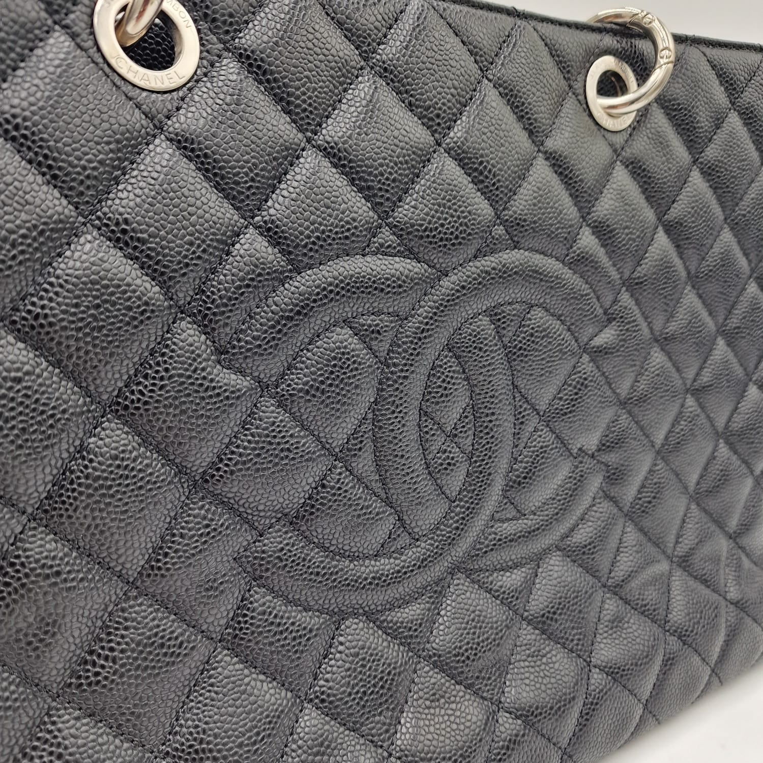 Chanel Grand Shopping Tote XL Black Caviar