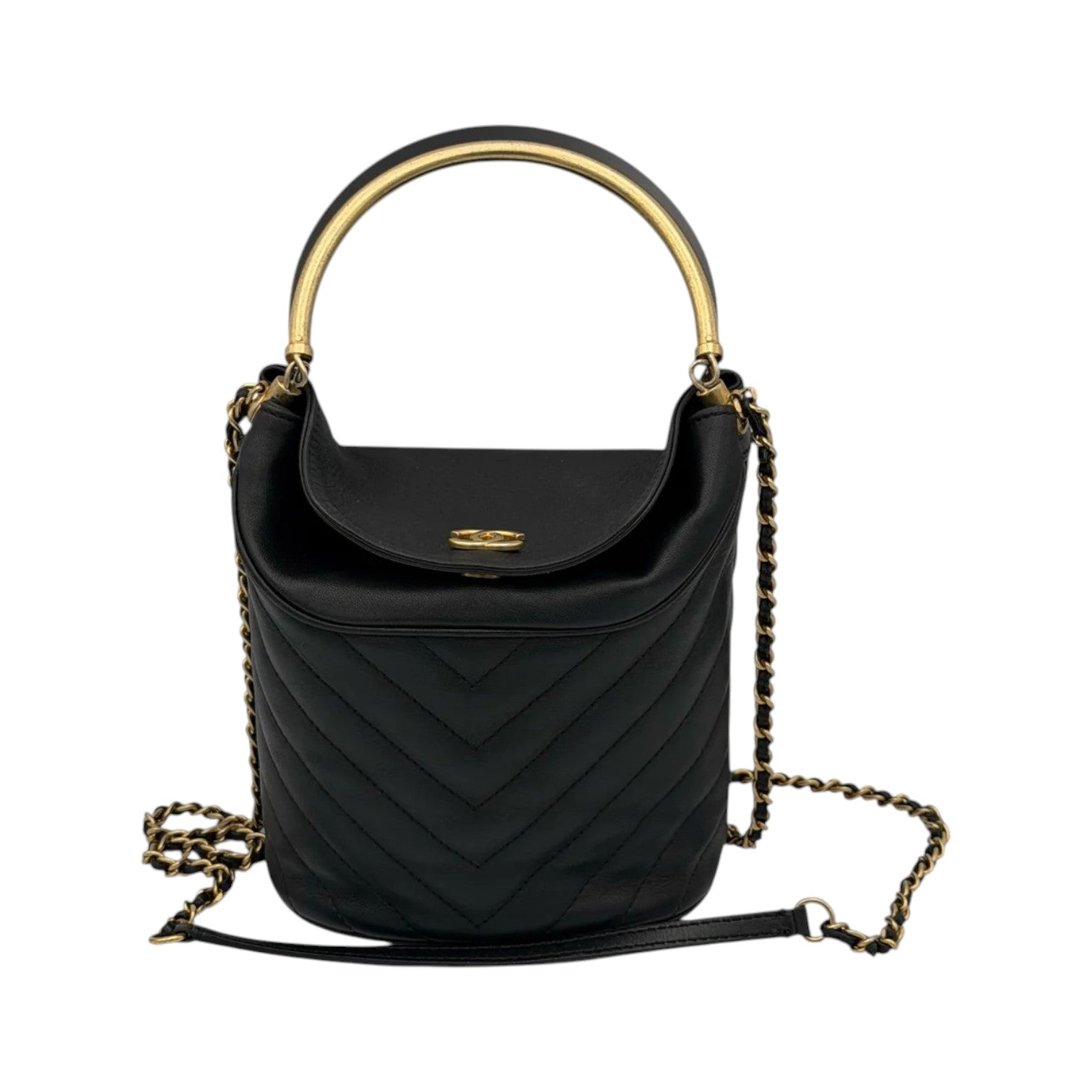 Chanel Handle with Chic Bucket Bag