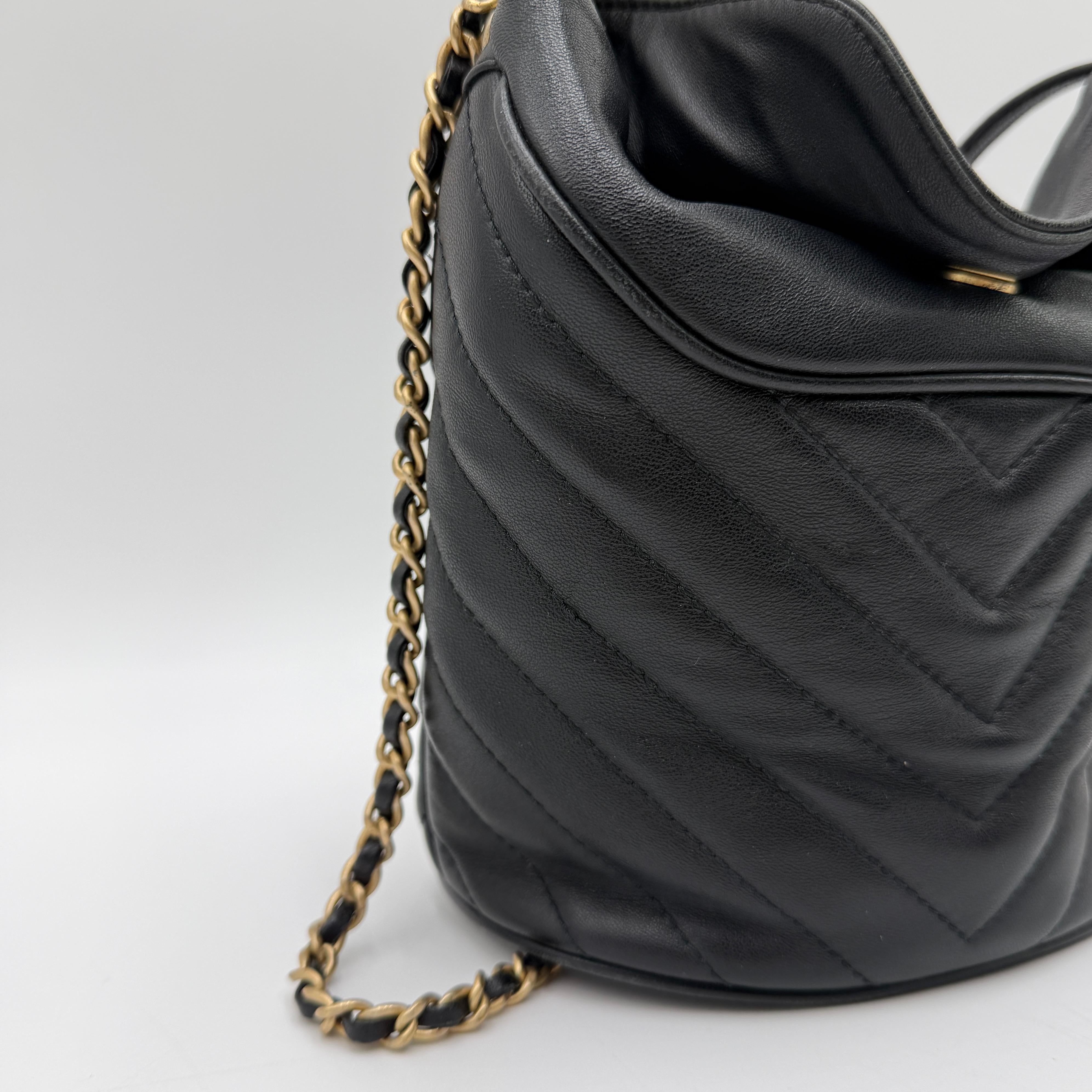 Chanel Handle with Chic Bucket Bag