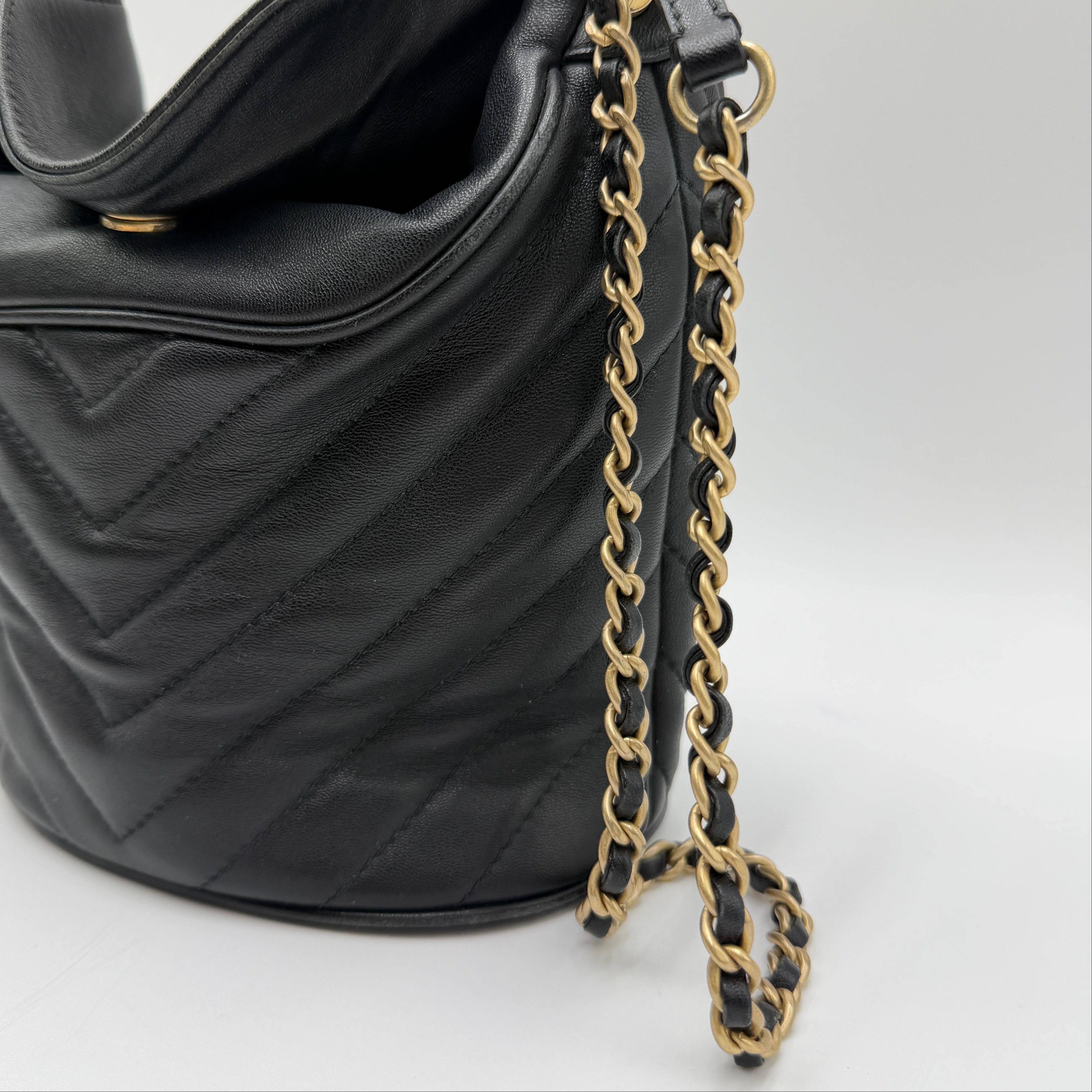 Chanel Handle with Chic Bucket Bag
