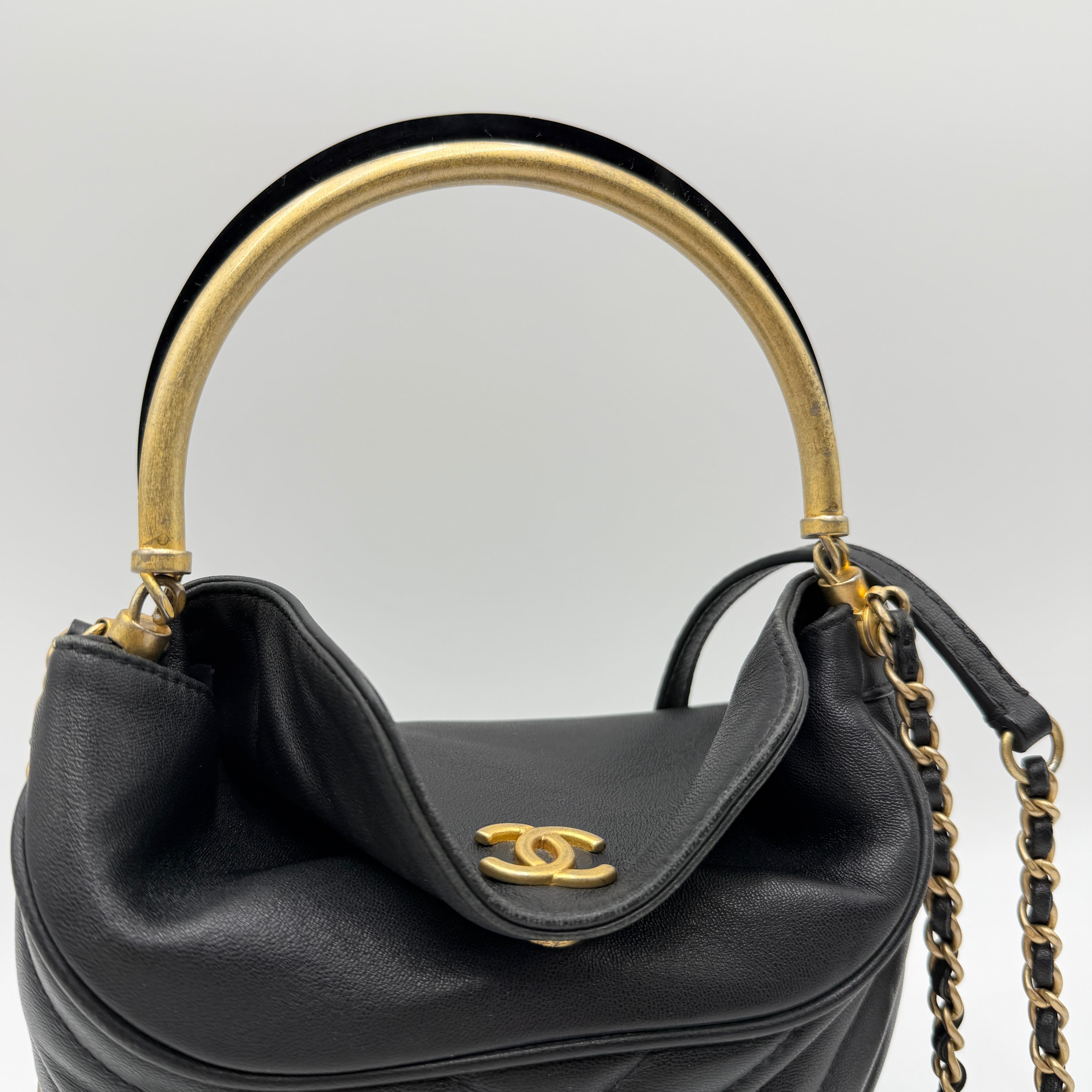Chanel Handle with Chic Bucket Bag