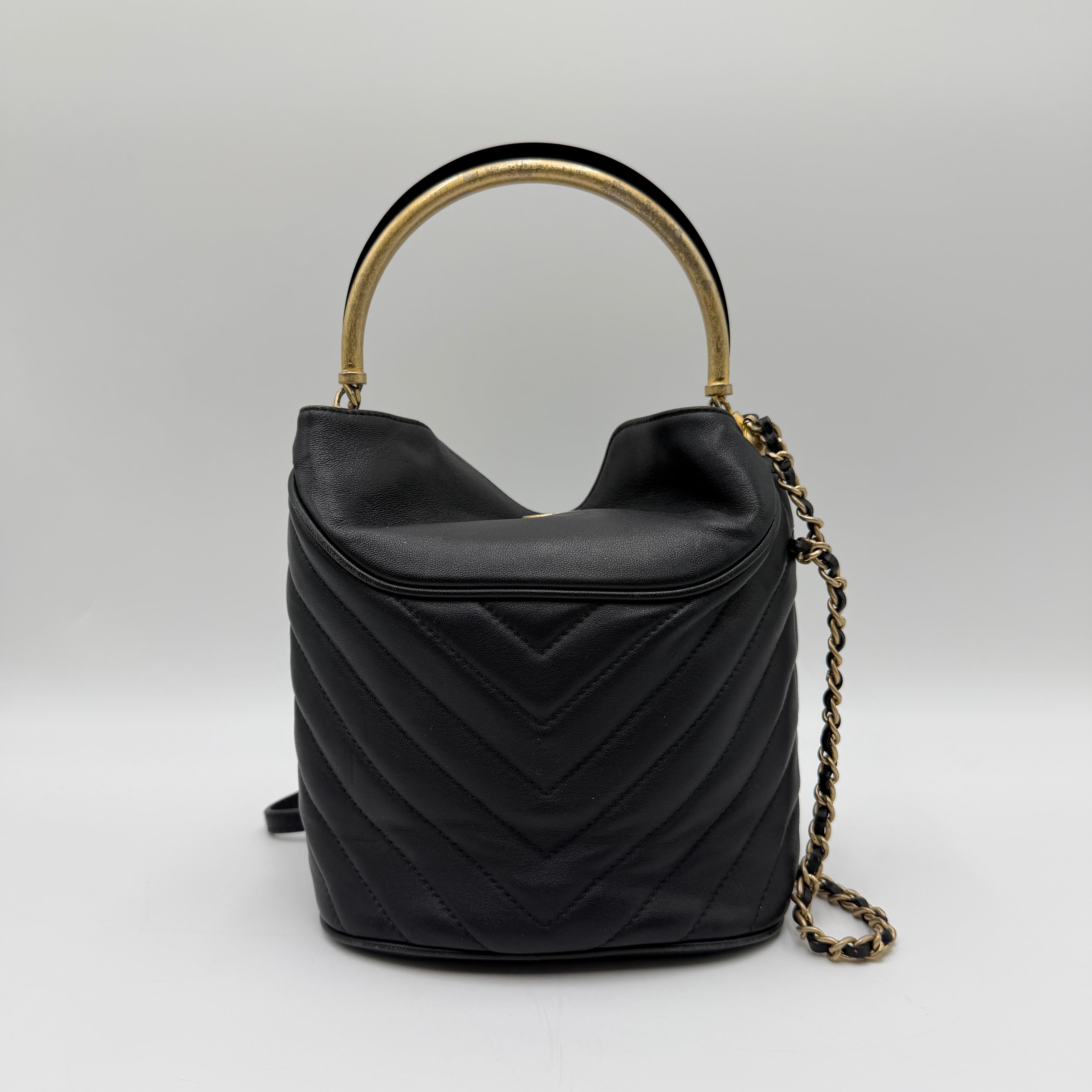 Chanel Handle with Chic Bucket Bag