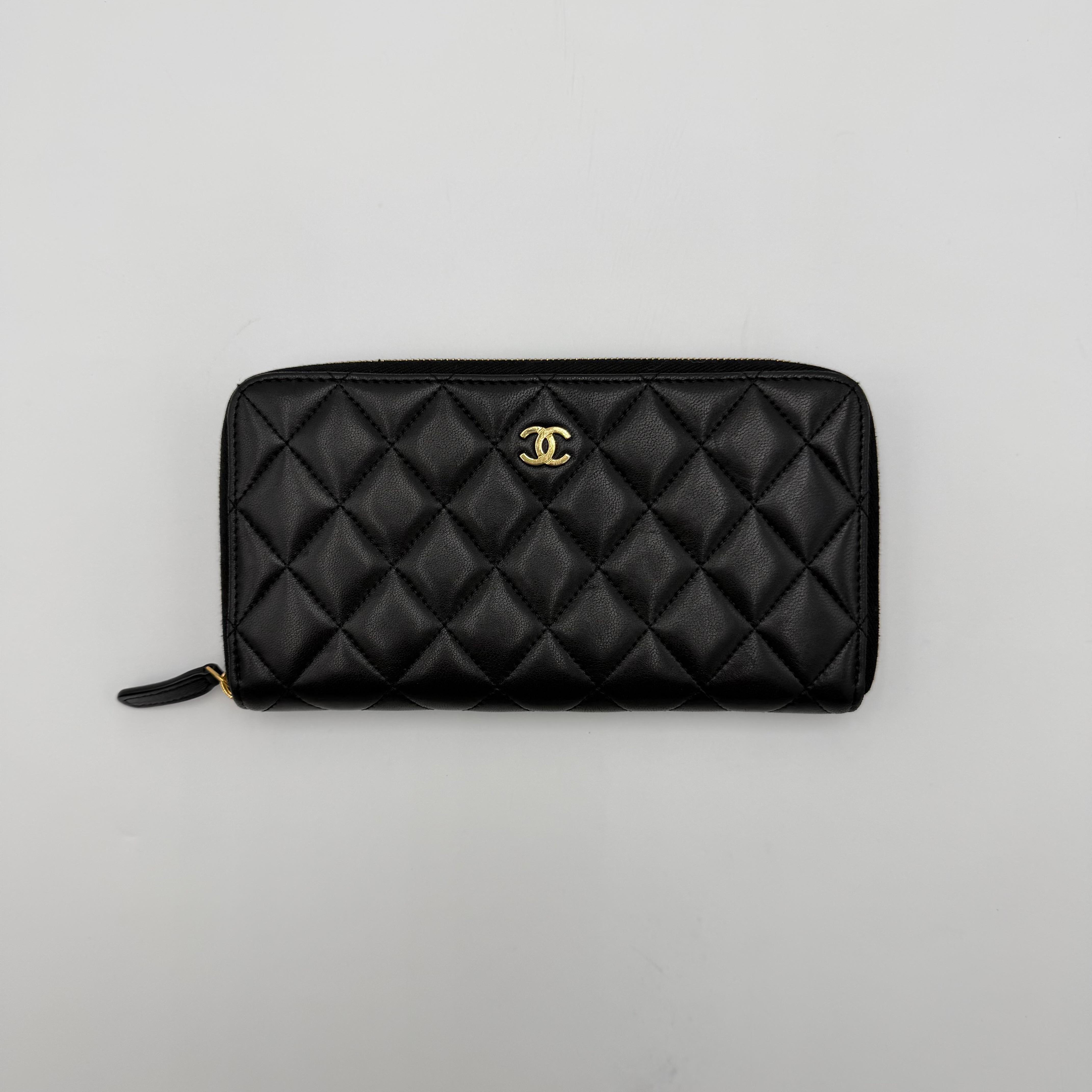 Cartera con cremallera Chanel