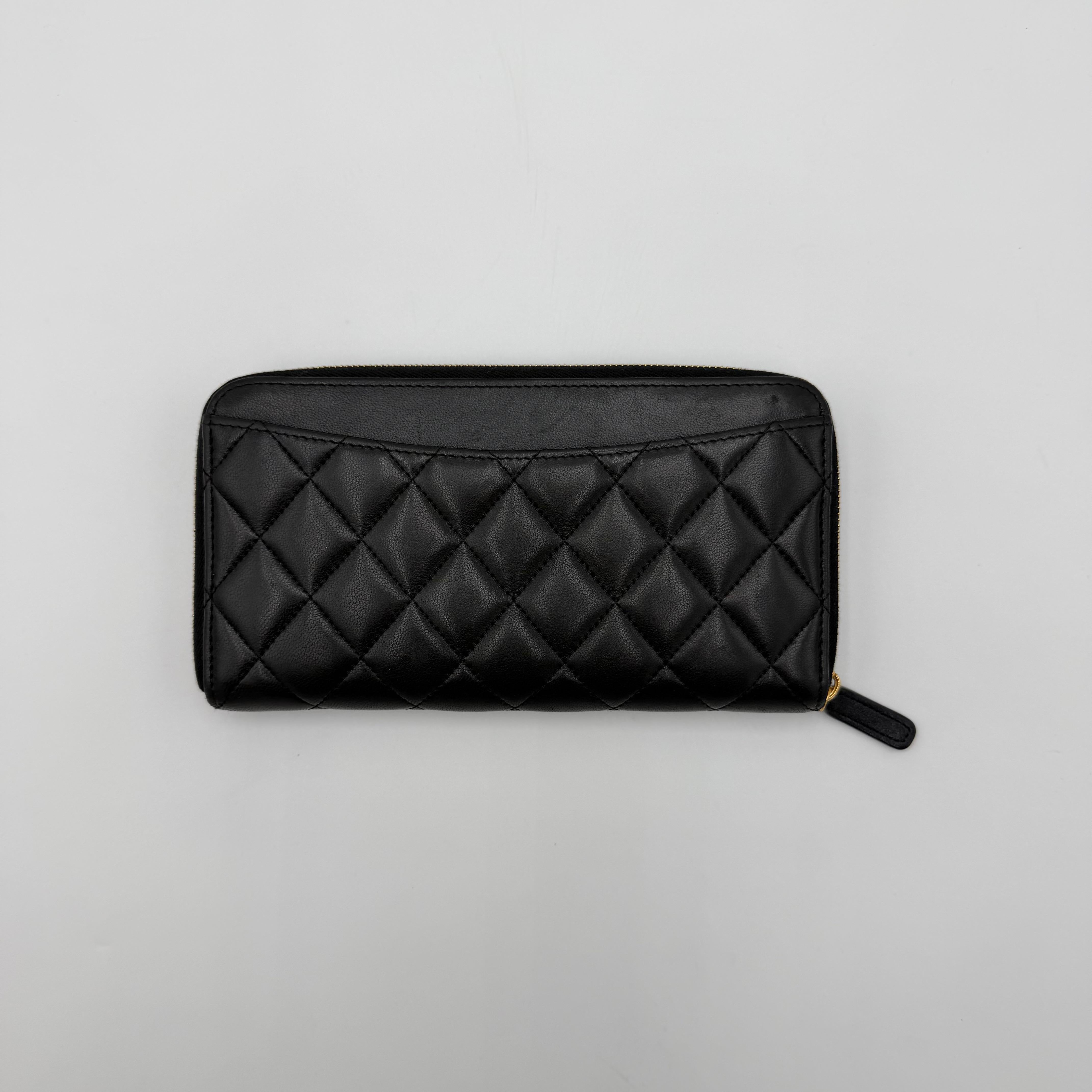 Cartera con cremallera Chanel