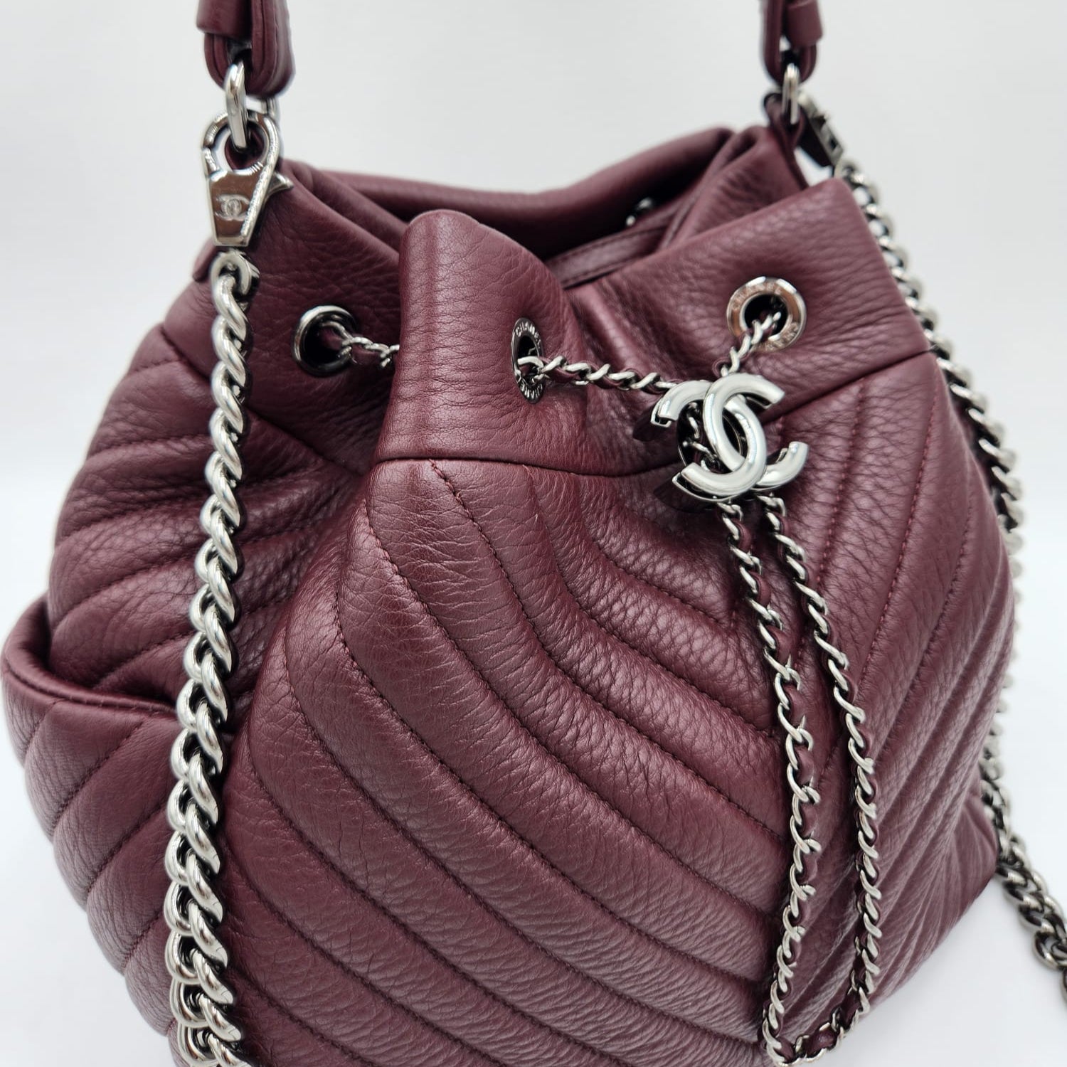 Chanel Small CC Chain Bucket Bag