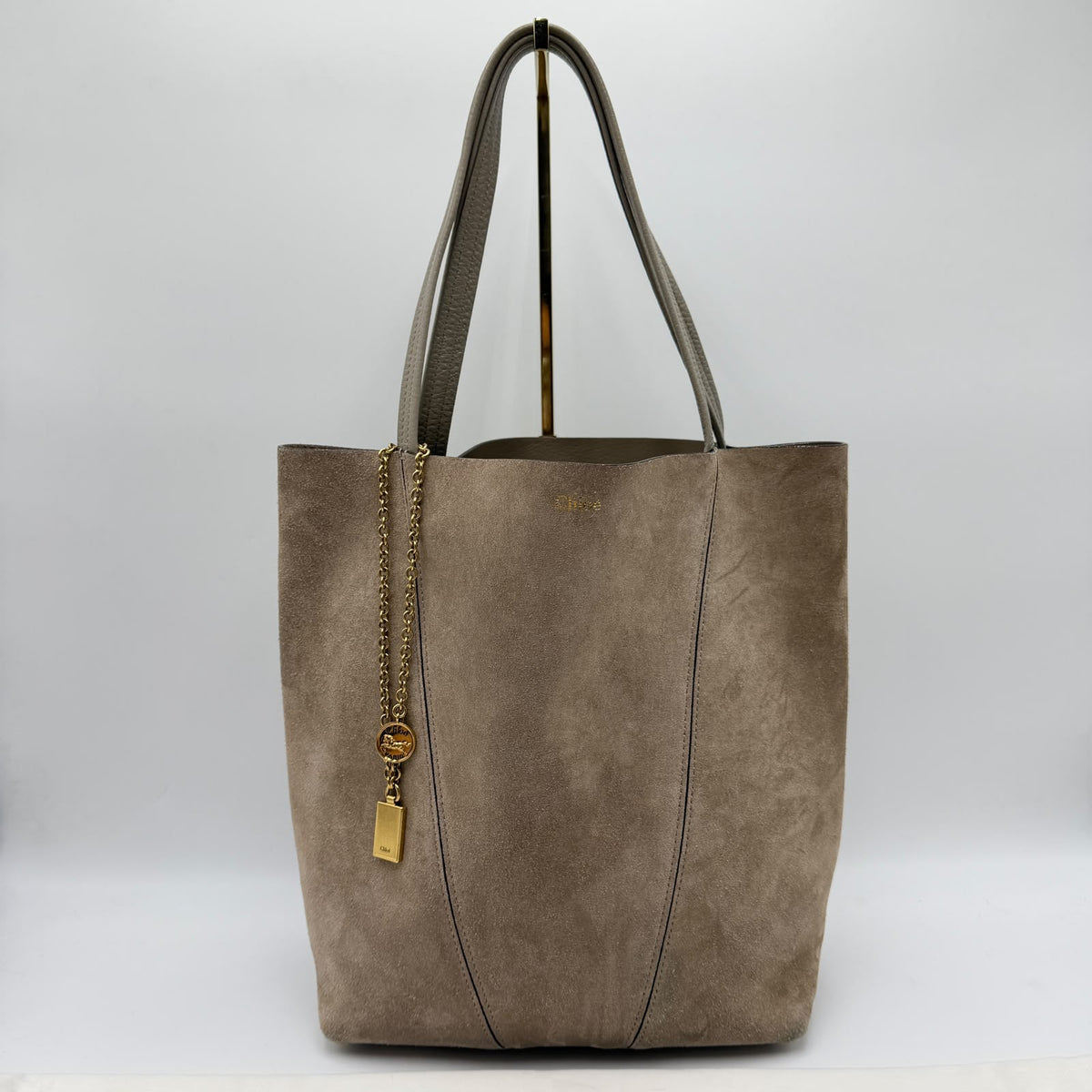 Chloé Spin Tote Suede Medium