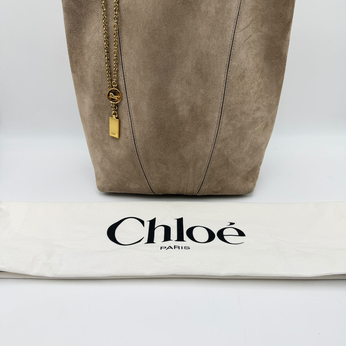 Chloé Spin Tote Suede Medium
