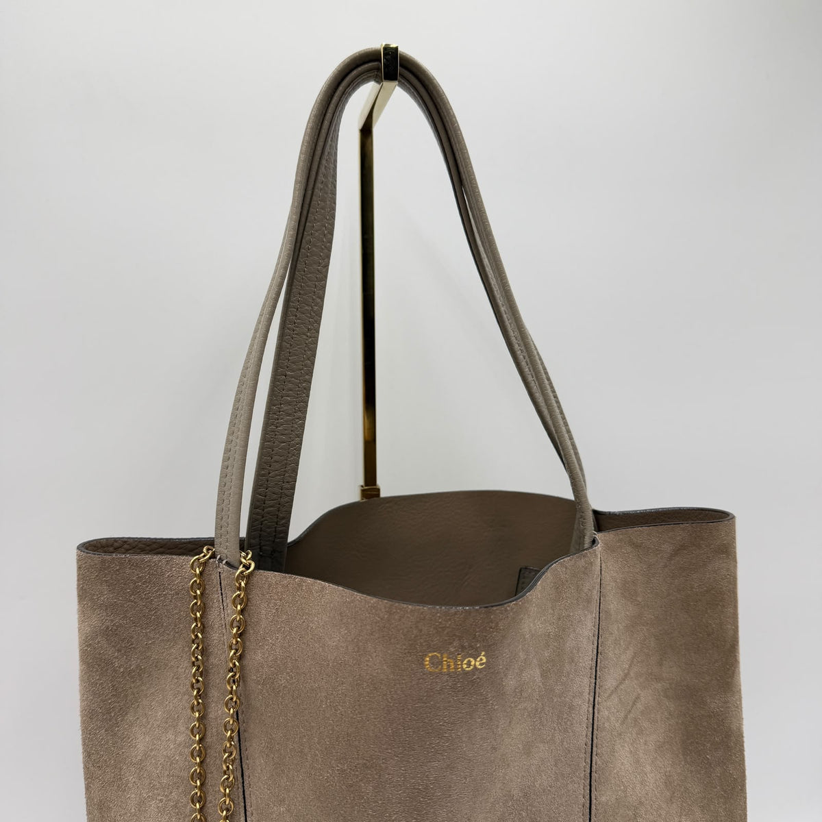Chloé Spin Tote Suede Medium