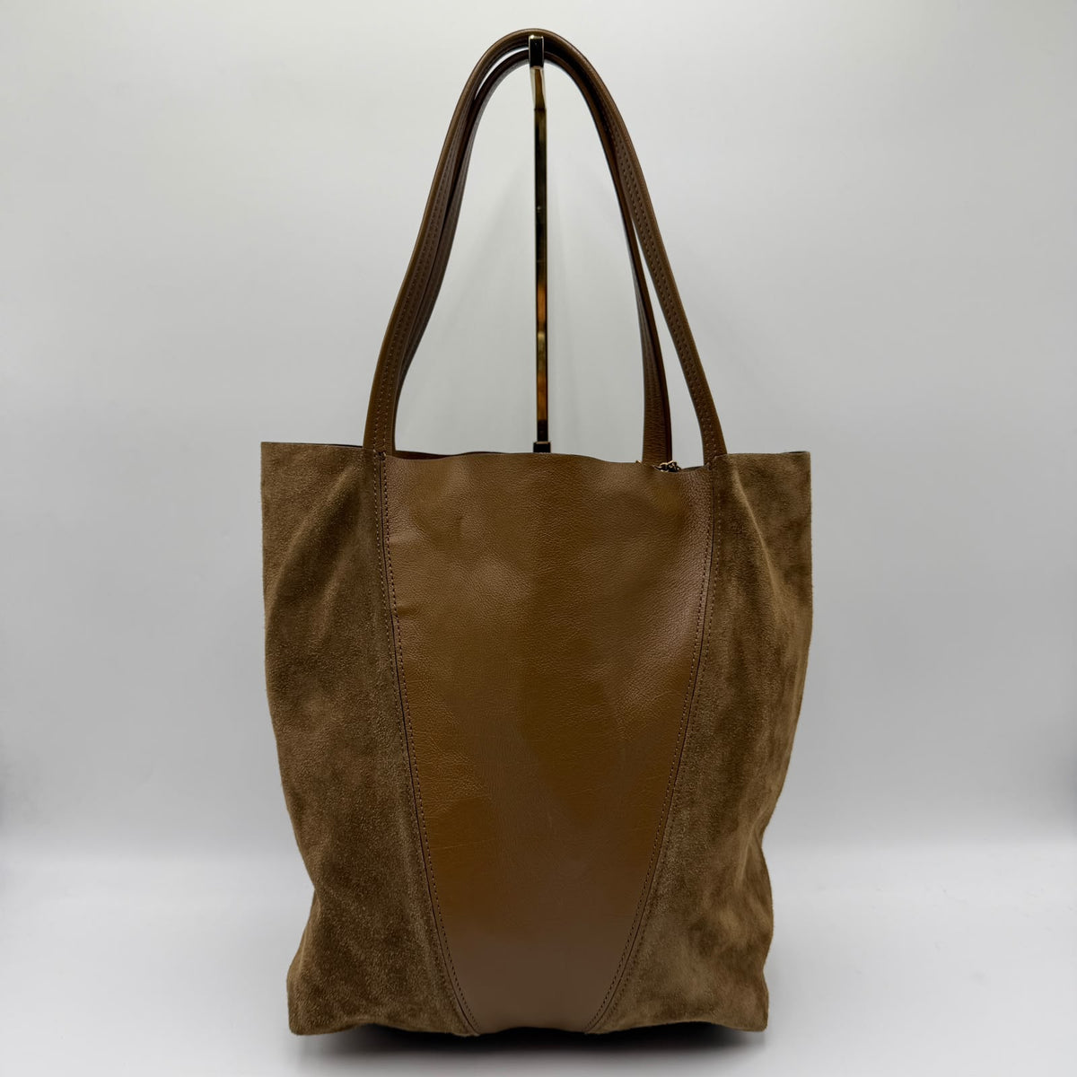 Chloé Spin Tote Suede and Grained Buffalo
