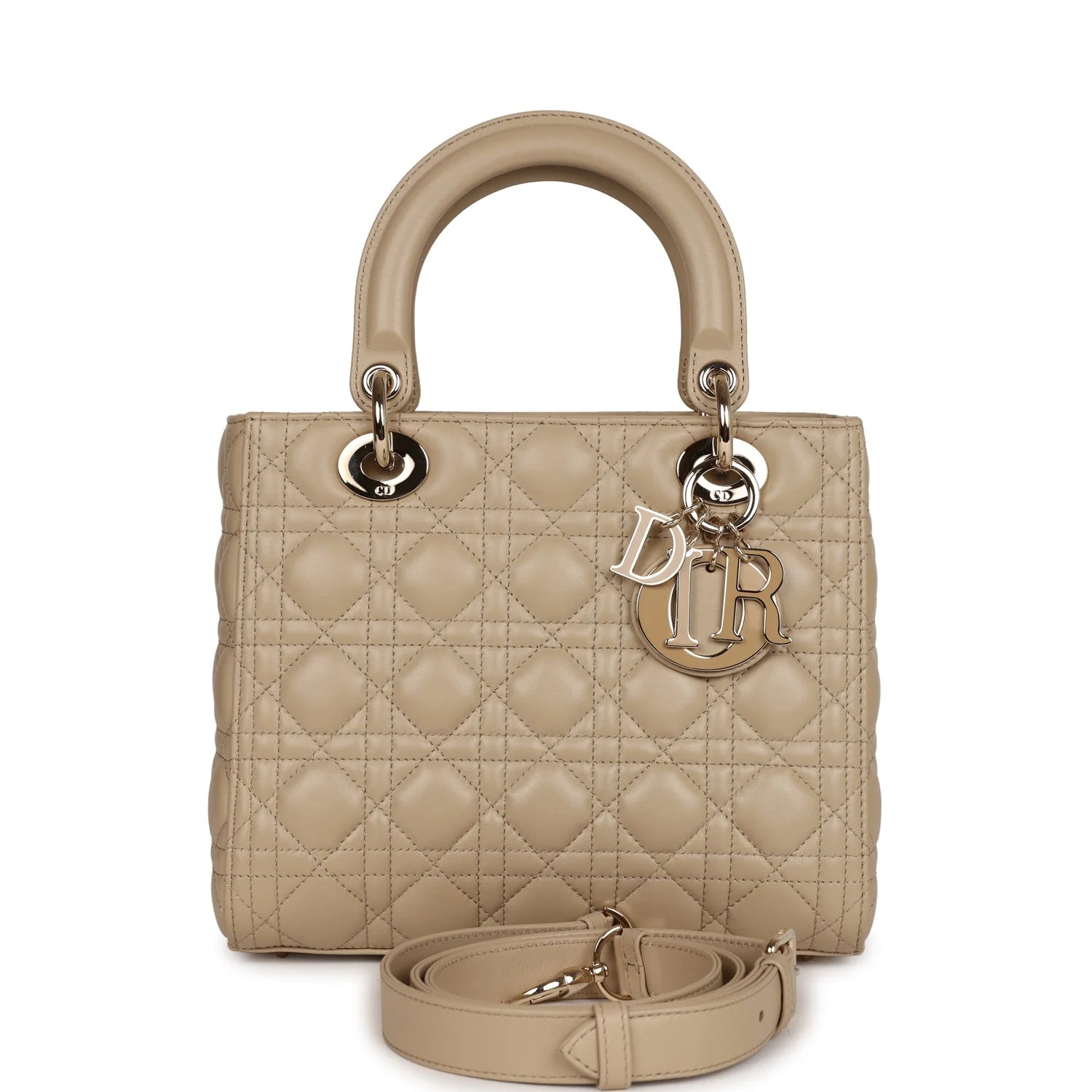 Dior Lady Medium Beige bag