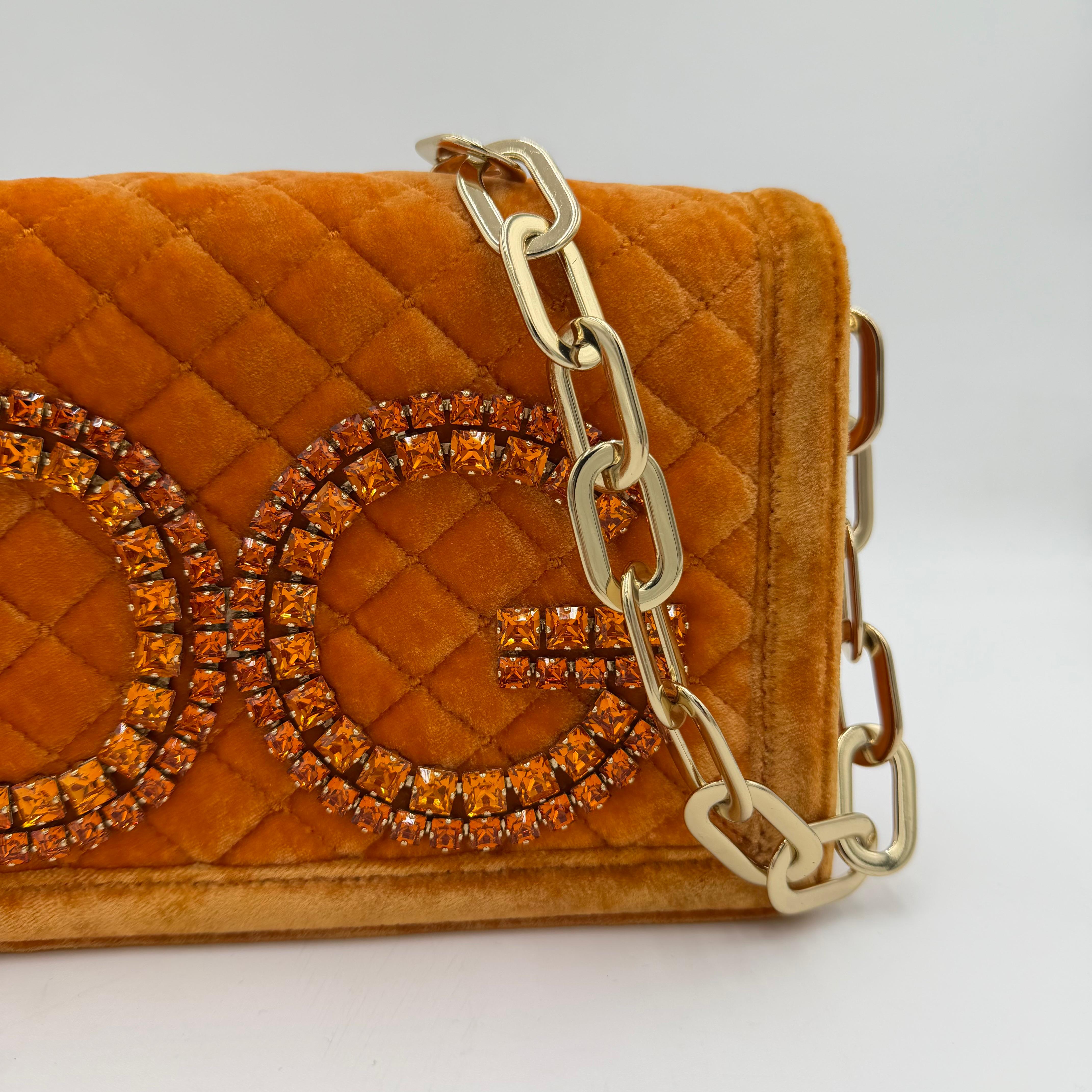 Dolce & Gabbana 2000s Velour Bag