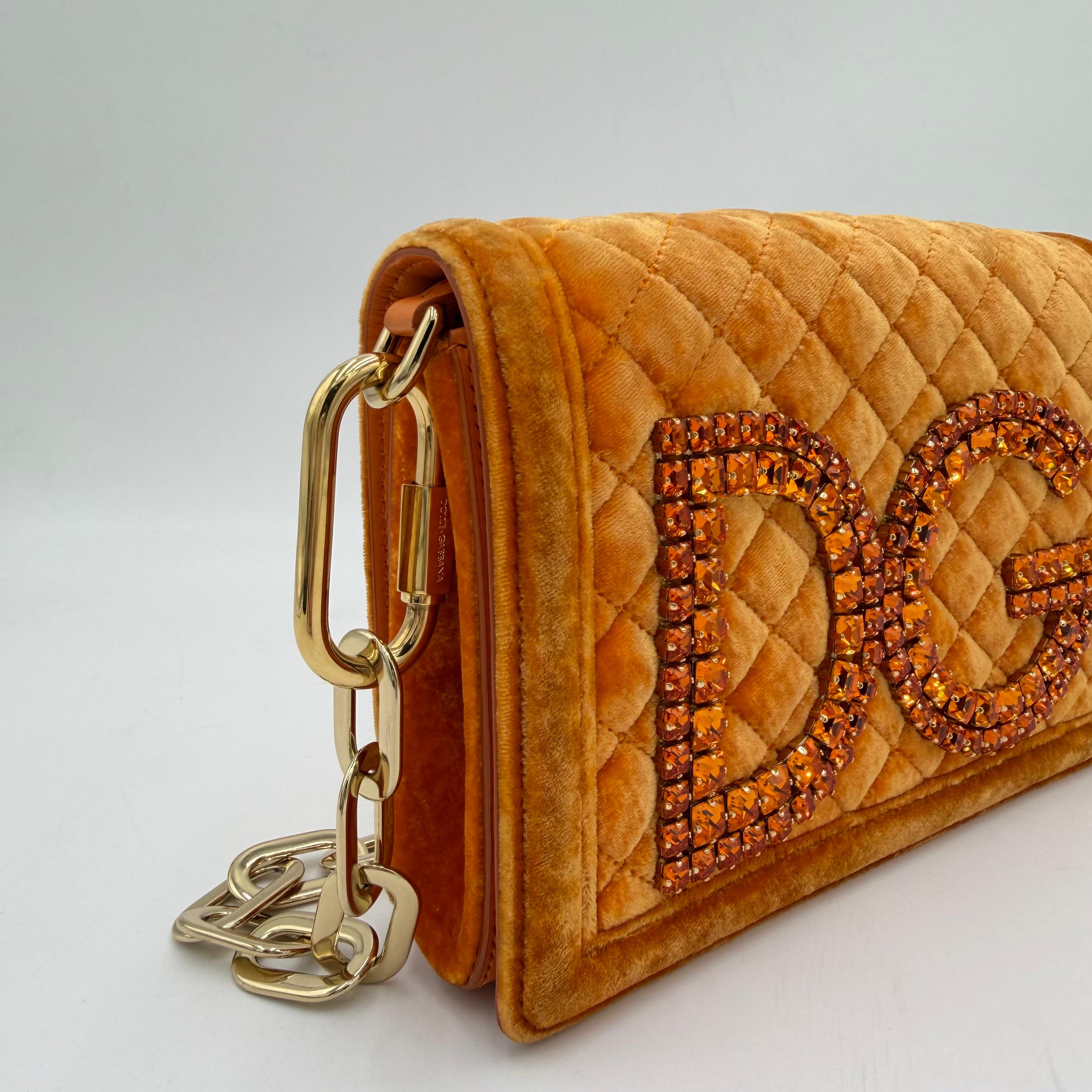 Dolce & Gabbana 2000s Velour Bag