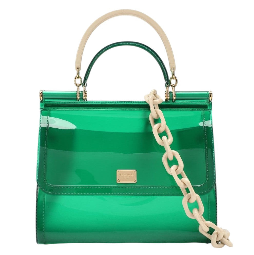 Dolce &amp; Gabbana Sicily Top Handle Bag in PVC 
