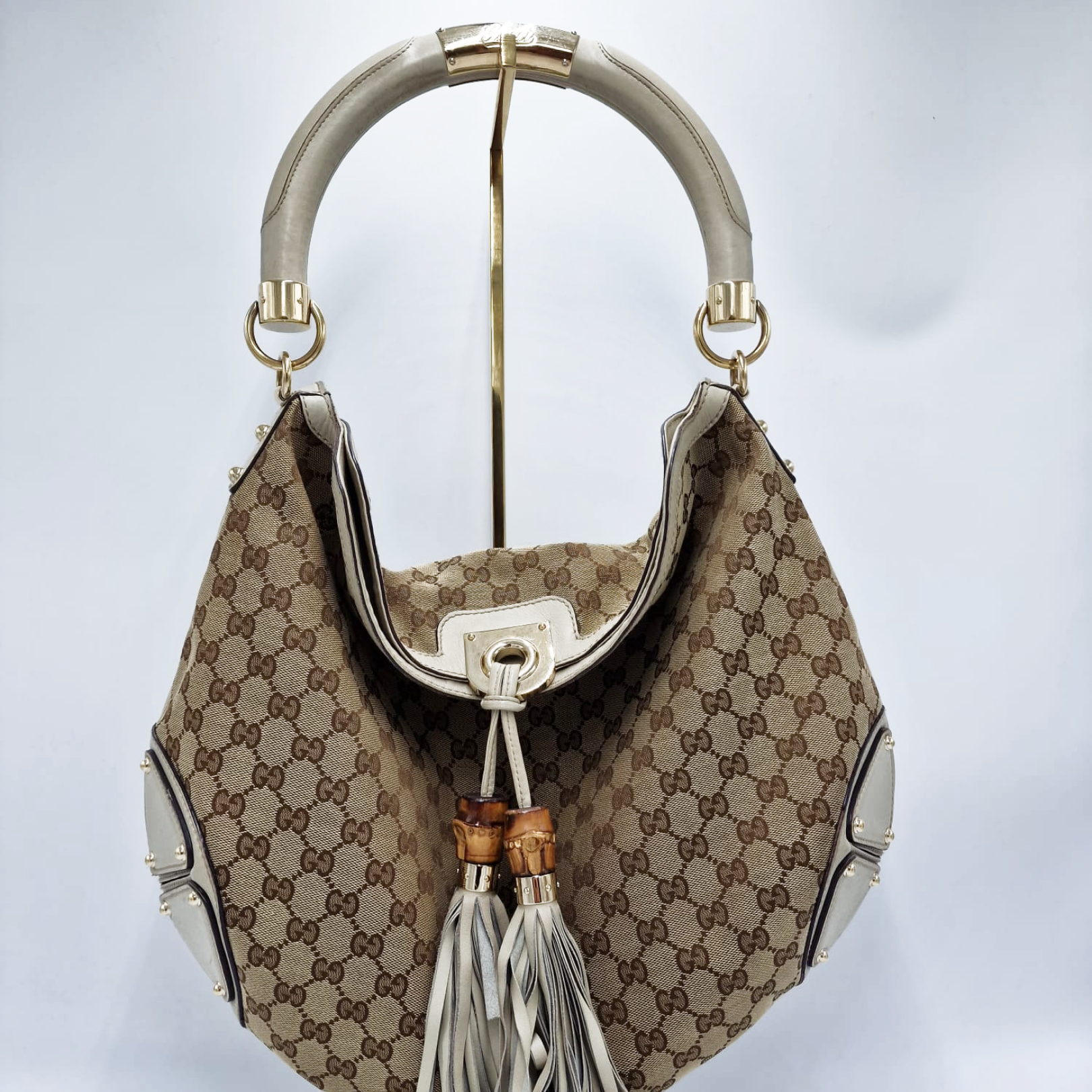 Gucci Indy Top Handle Monogram Large
