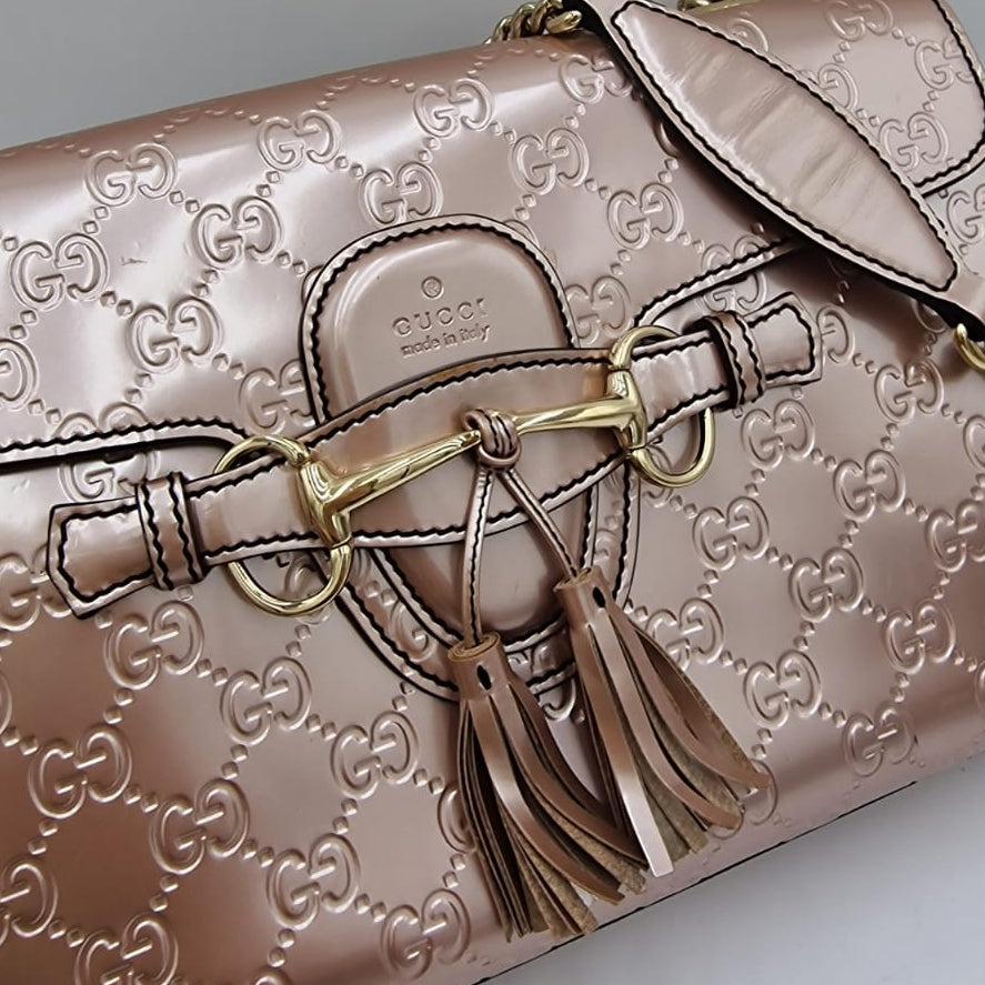 Gucci Emily Metallic Medium