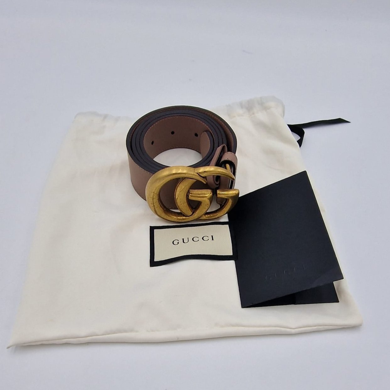 Gucci Marmont Wide Leather Belt
