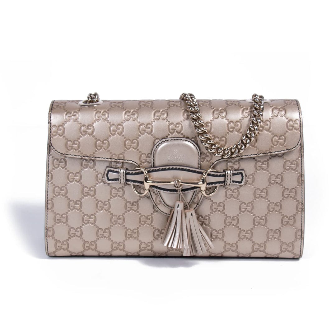 Gucci Emily Metallic Medium