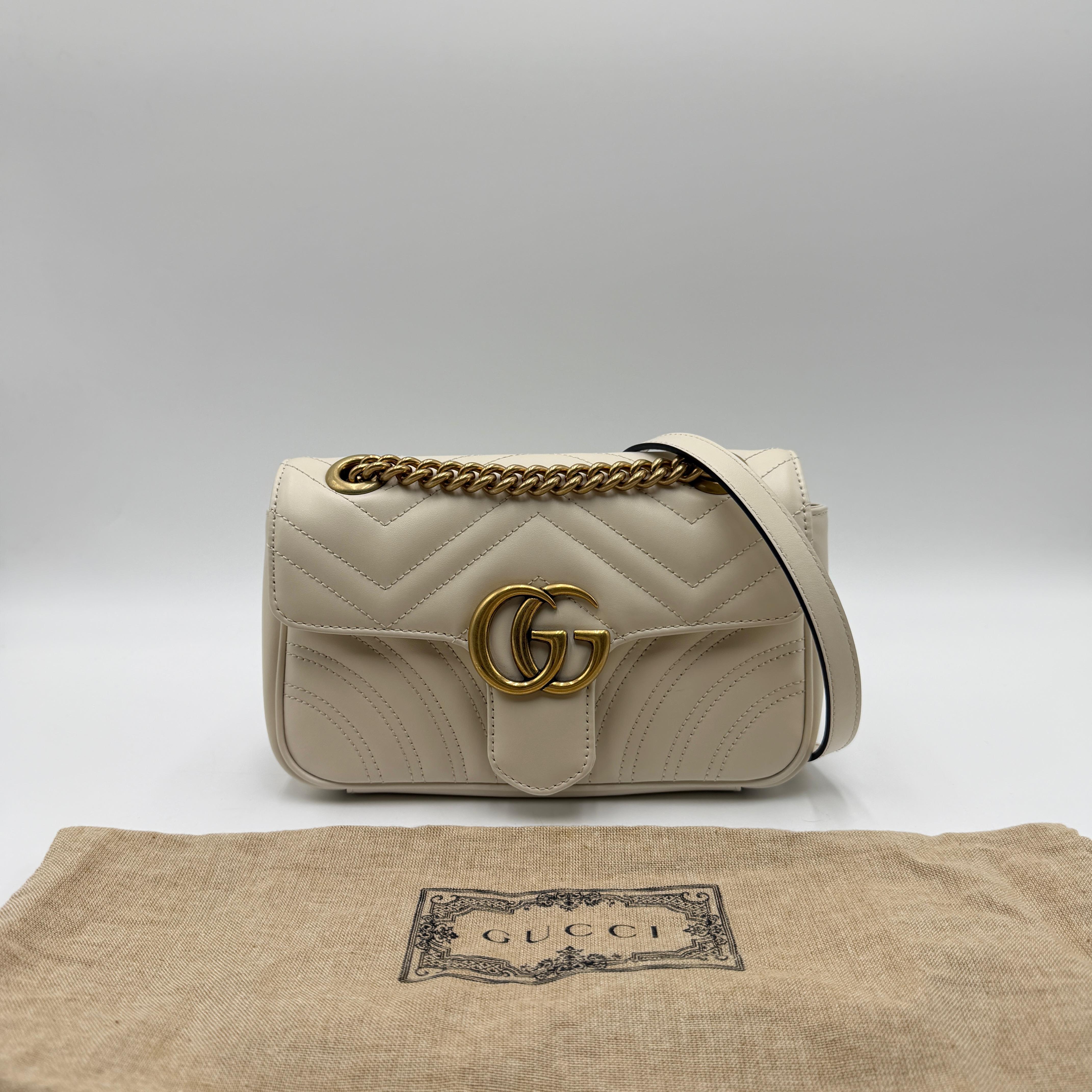 Gucci Marmont Cuero Rosa