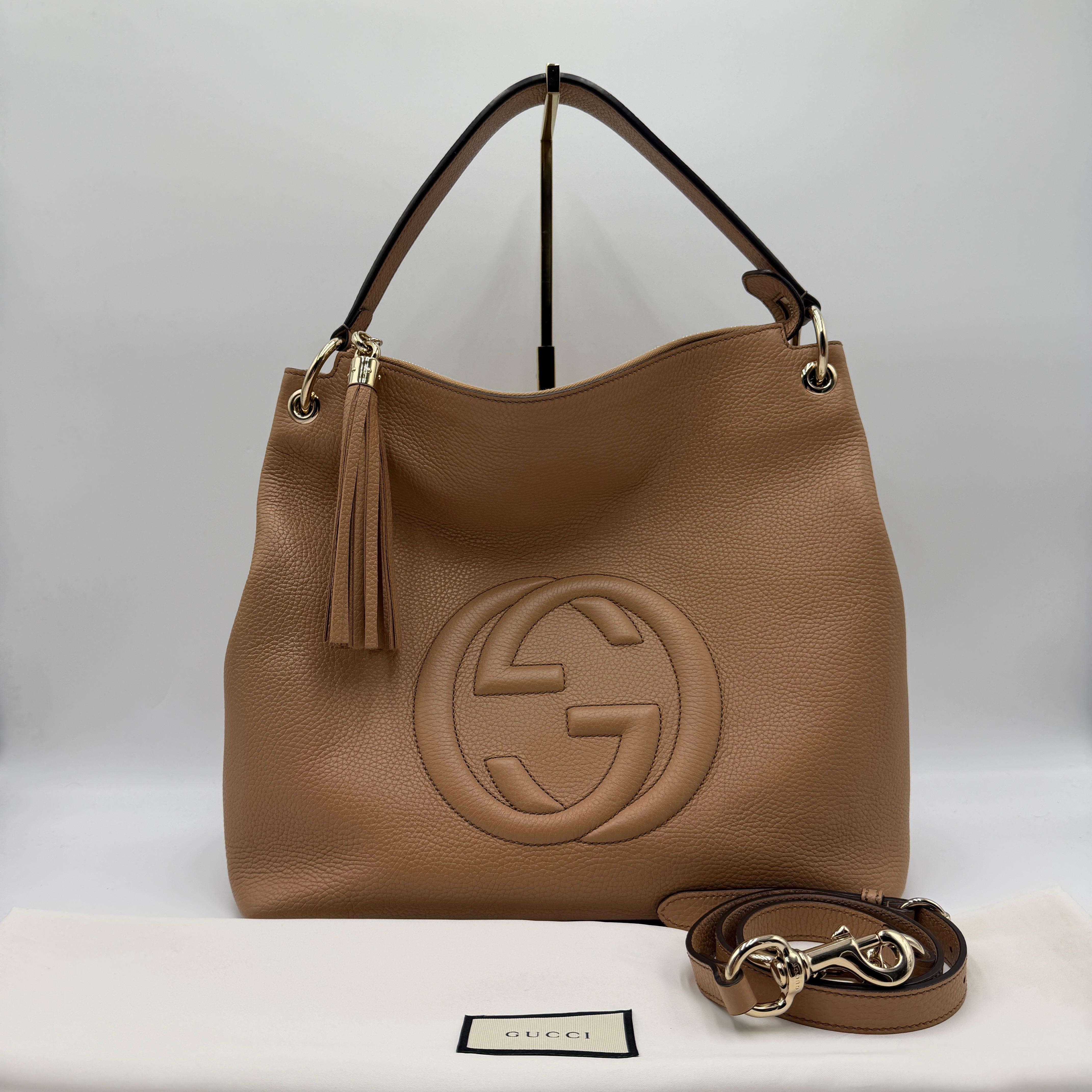 Gucci Soho Leather Tote Large