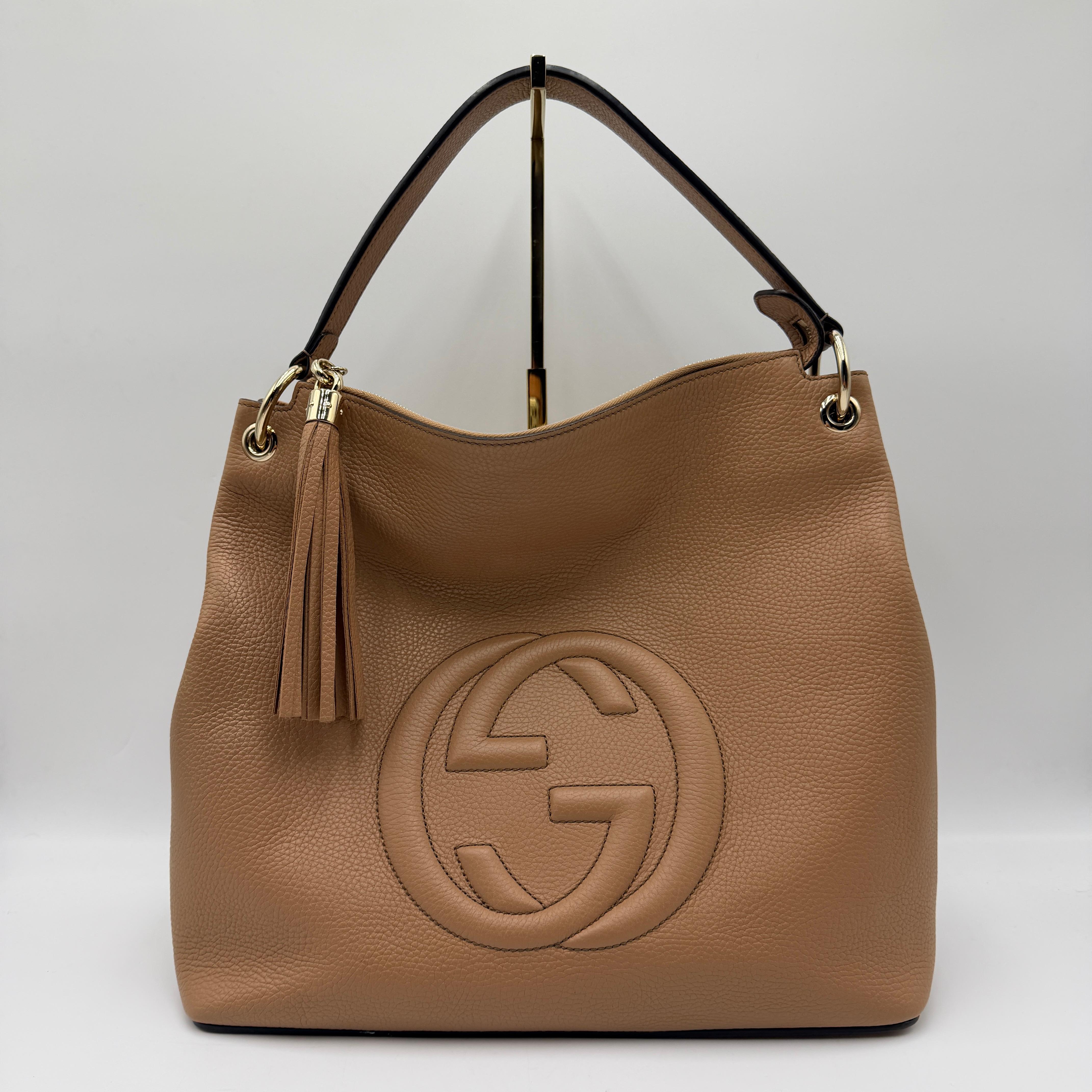Gucci Soho Leather Tote Large