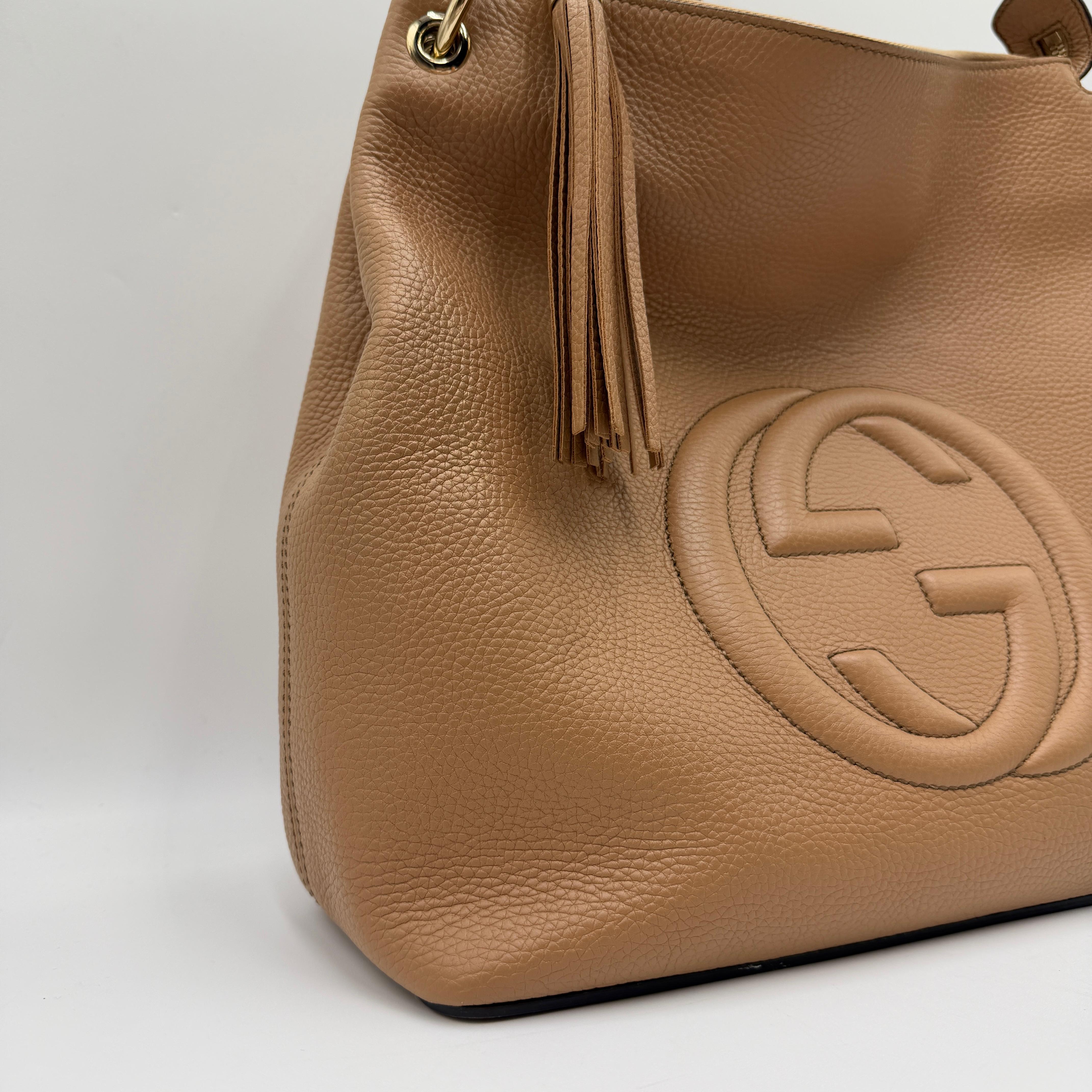 Gucci Soho Leather Tote Large