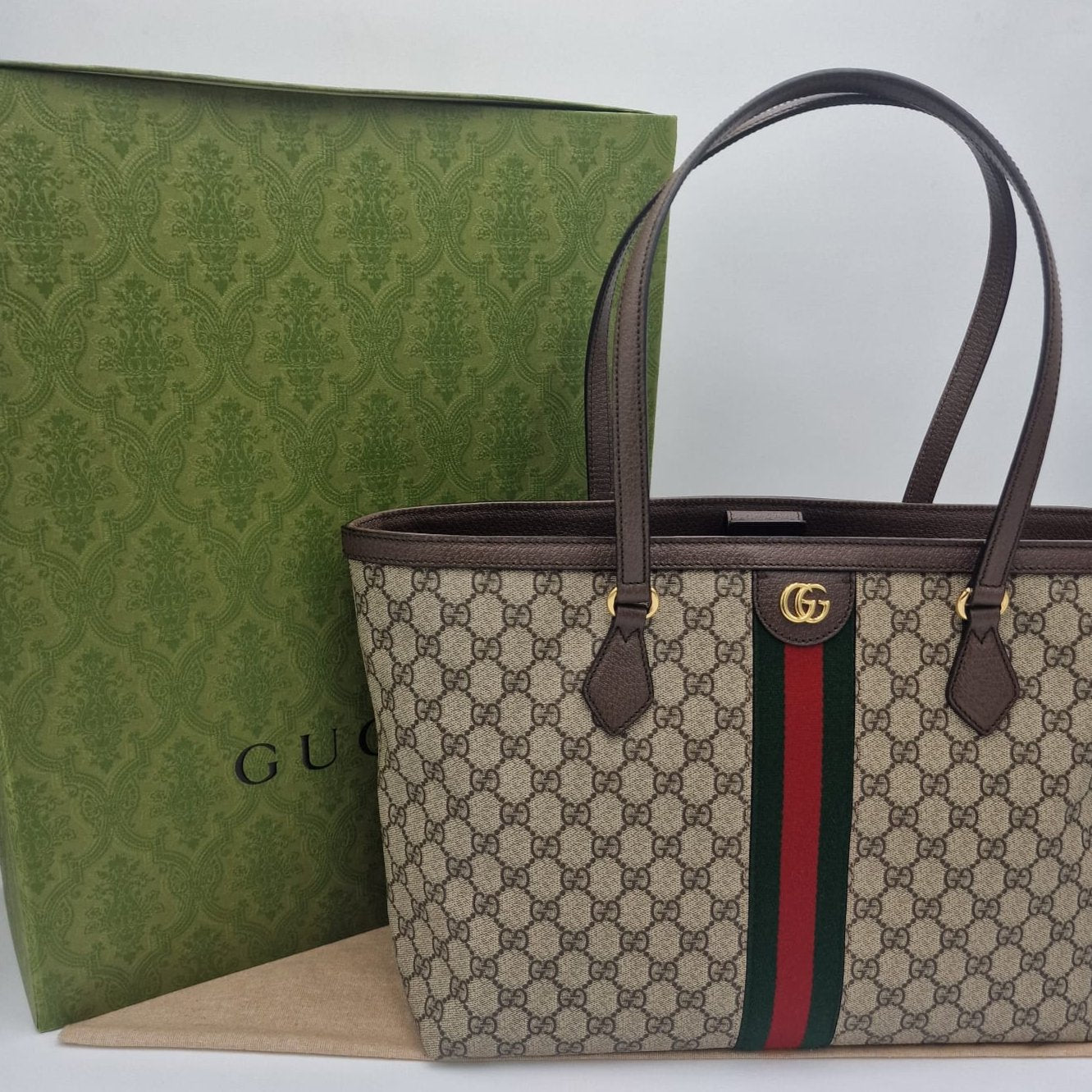 Bolso tote Gucci Ophidia GG mediano