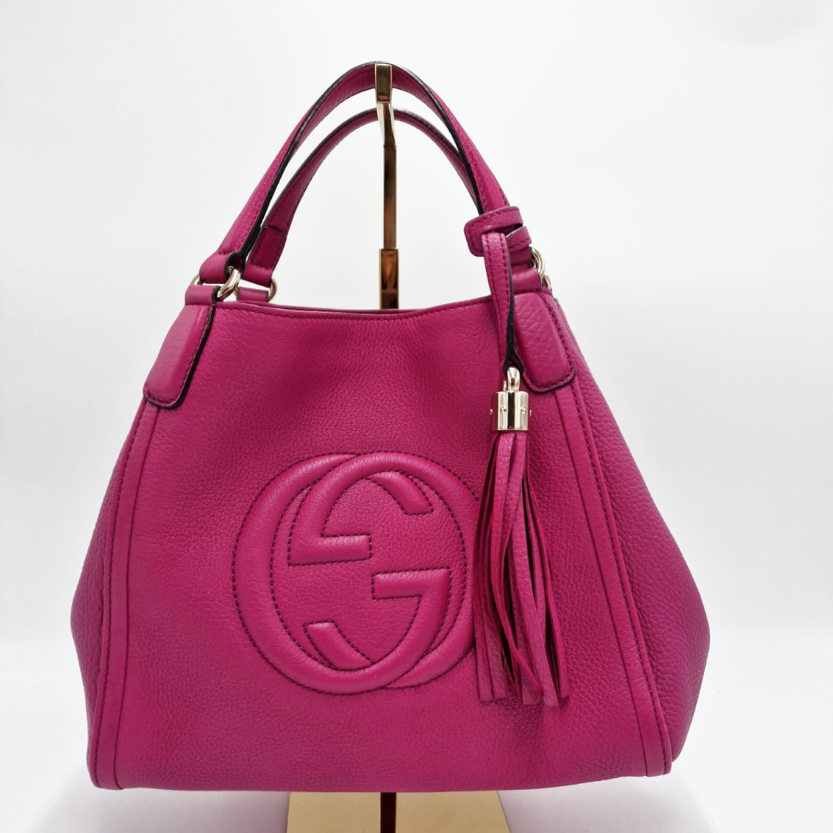 Bolso tote pequeno de cuero Gucci Soho