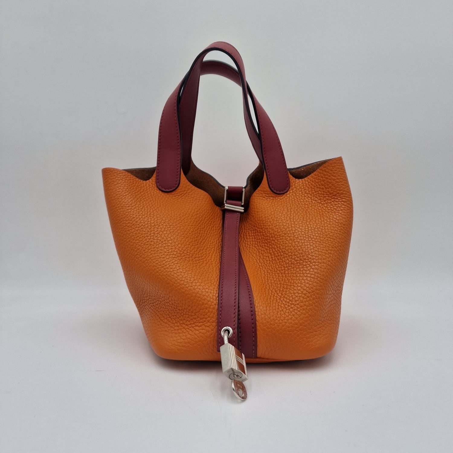 Hermès Picotin Clemence Bicolor Lock 18