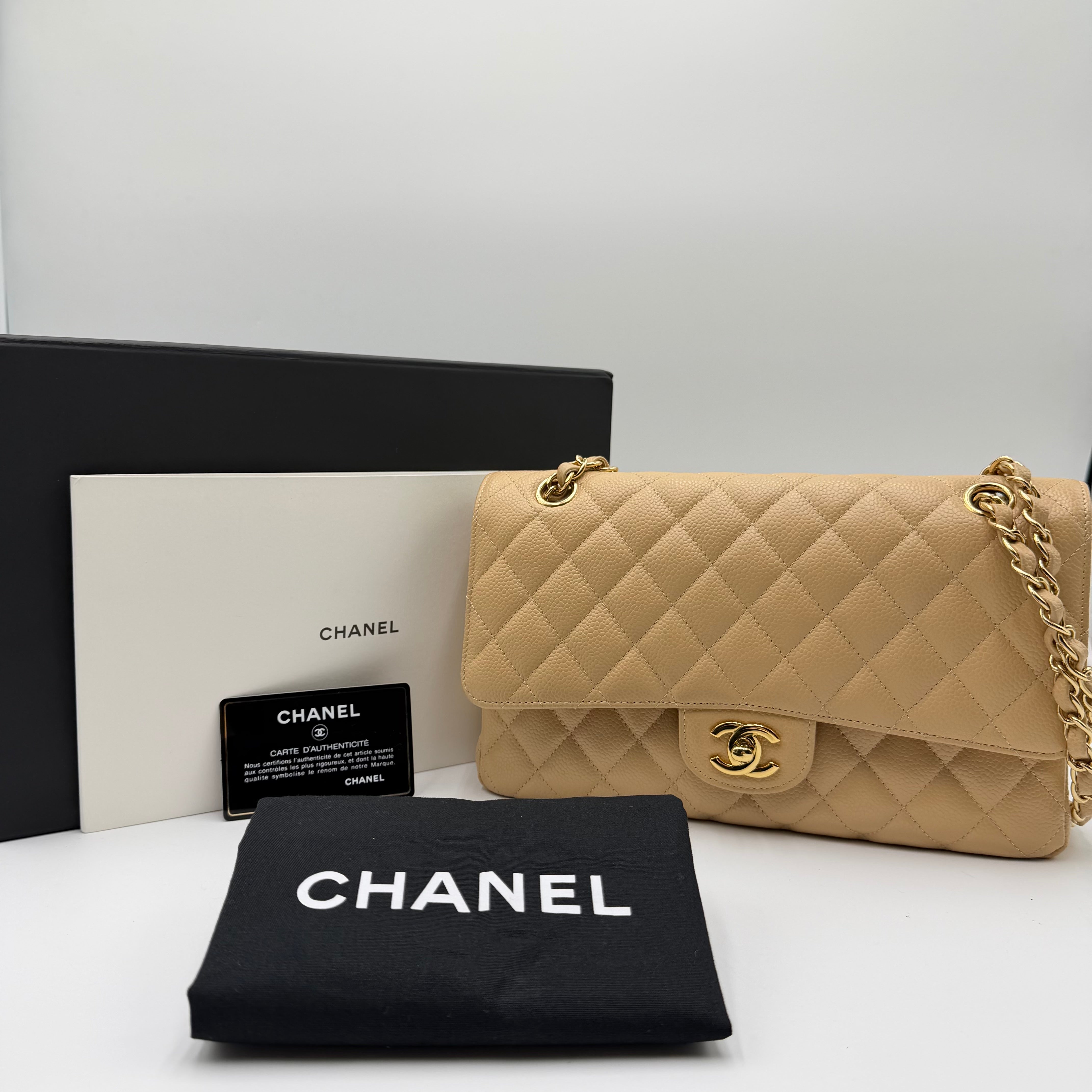 Chanel Classic 11.12 Caviar Medium Double Flap