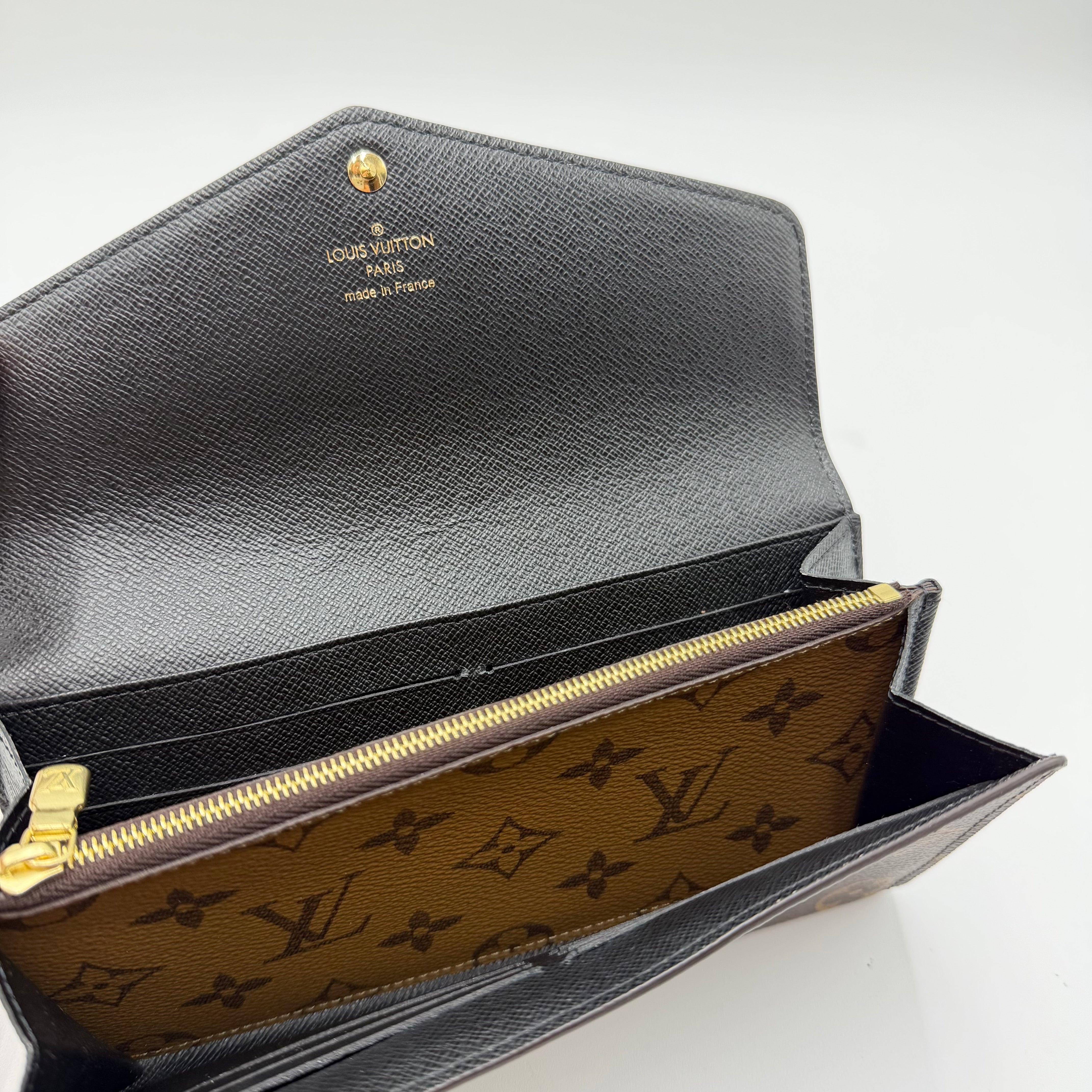 Louis Vuitton Sarah Wallet Monogram Reverse