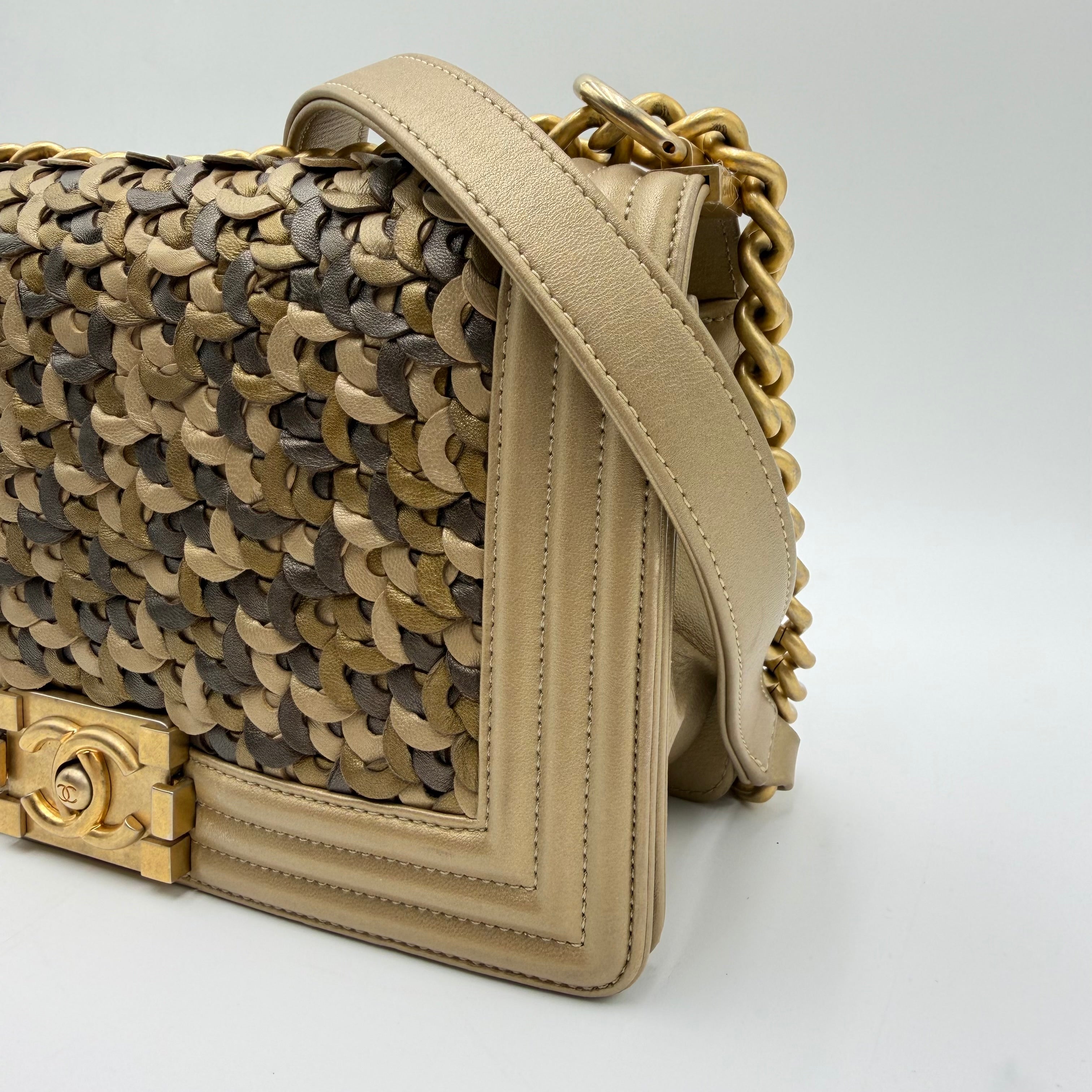 Chanel Old Medium Braided Metallic