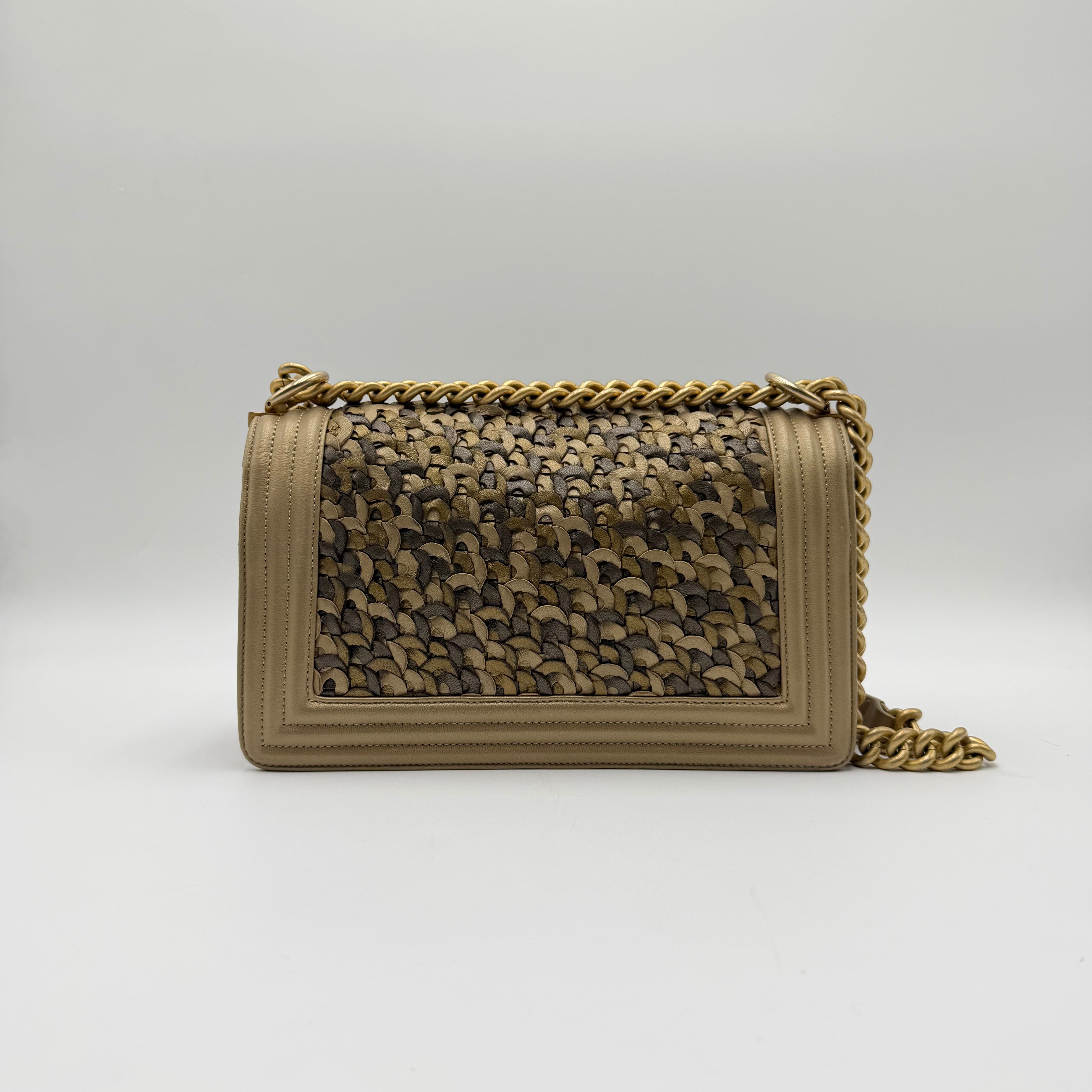 Chanel Old Medium Braided Metallic