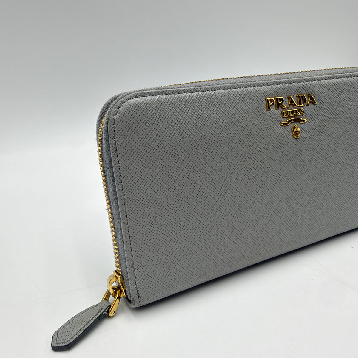 Prada Saffiano Zip-Around Wallet