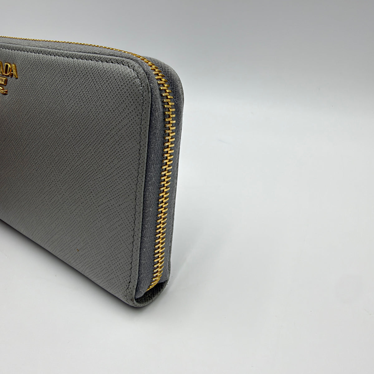 Prada Saffiano Zip-Around Wallet