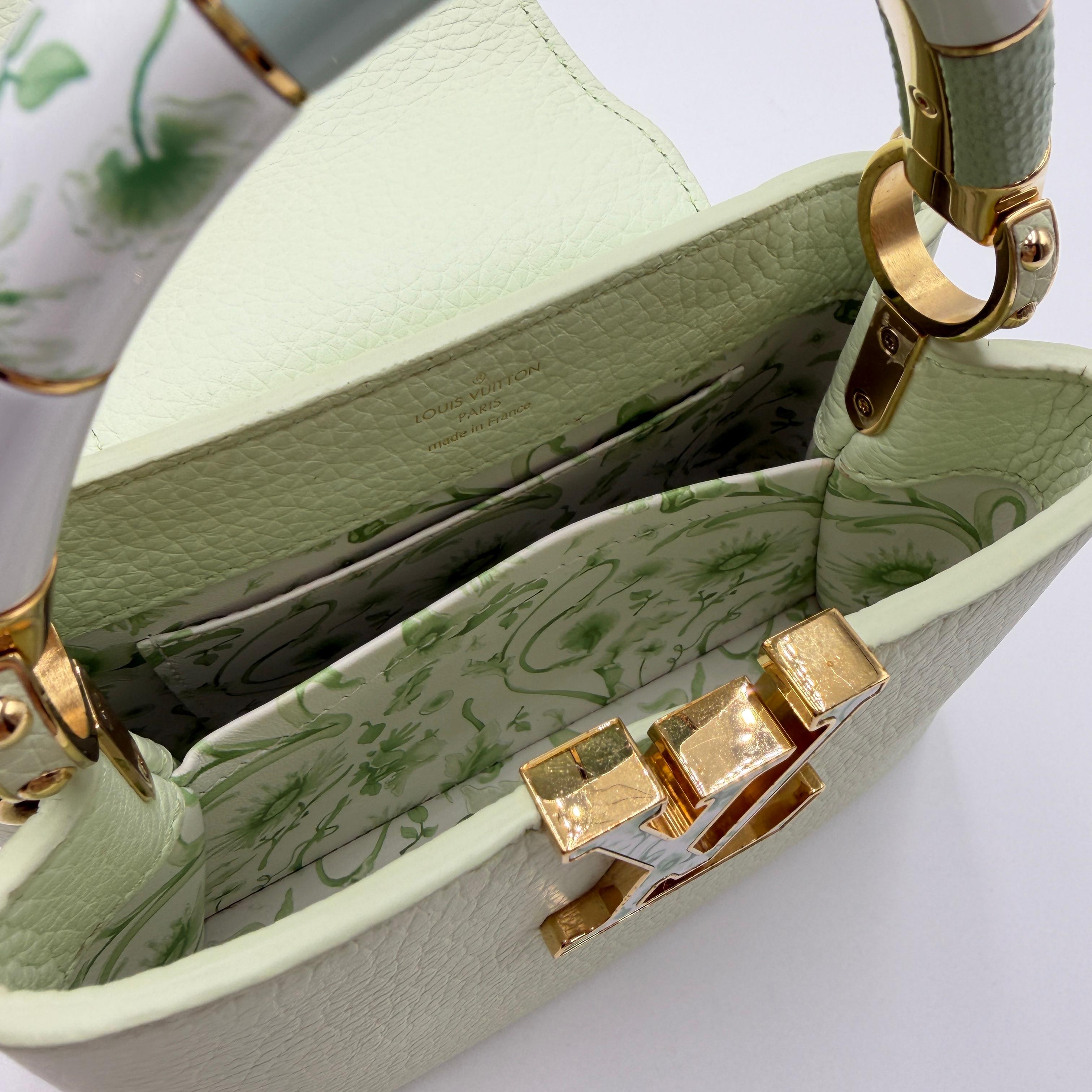 Louis Vuitton Capucines Mini Kintsugi Vert d'Eau