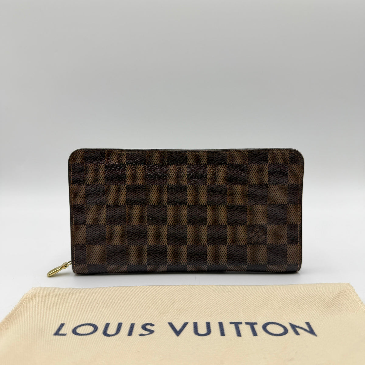 Louis Vuitton Porte Monnaie Zippy Wallet Damier Ebene
