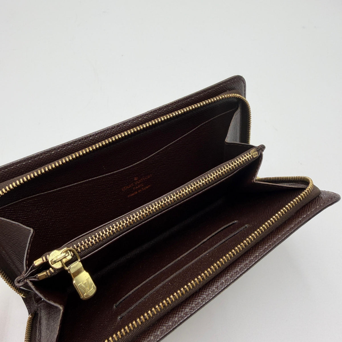 Louis Vuitton Porte Monnaie Zippy Wallet Damier Ebene