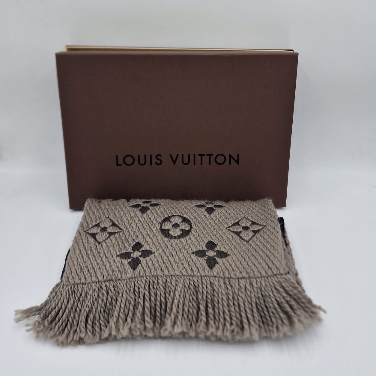 Louis Vuitton Logomania Wool Scarf