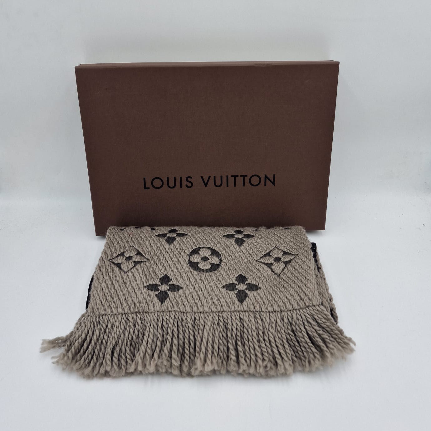 Louis Vuitton Logomania Wool Scarf