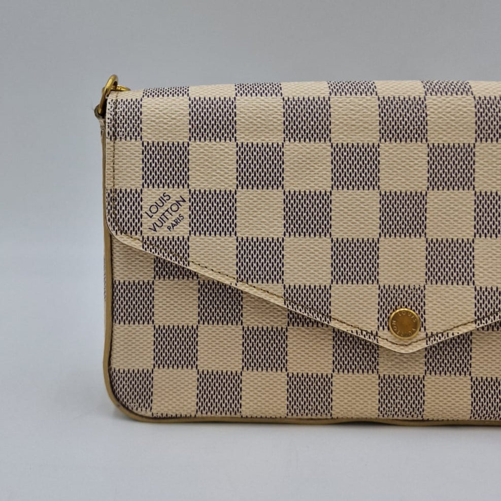 Louis Vuitton Félicie Damier Azur.